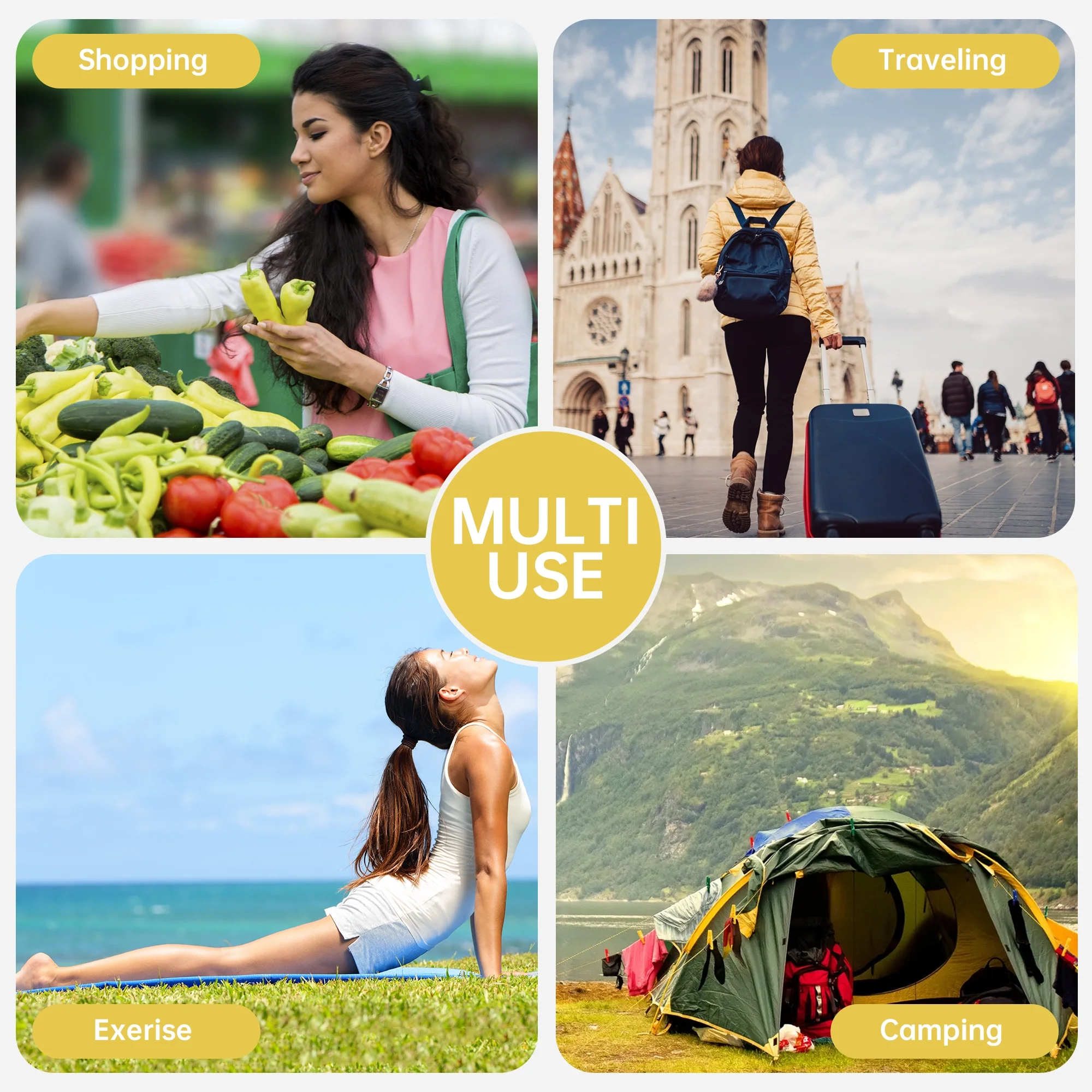 ARTUDATECH Foldable 3 Wheel Electric Tricycle 350W 48V Electric Trike with Front & Rear Basket for Men Women Senior Yellow UL2849