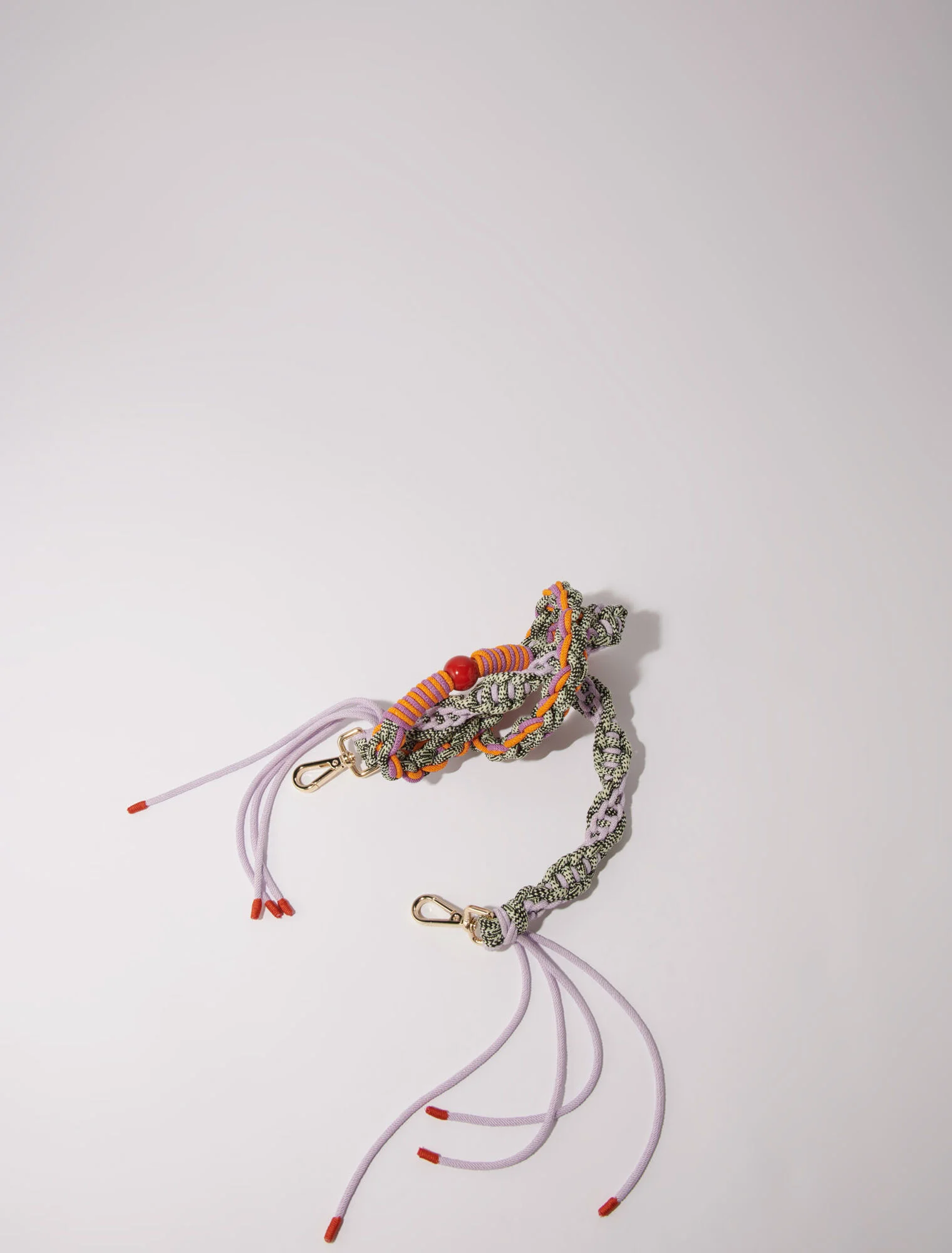 Braided shoulder strap