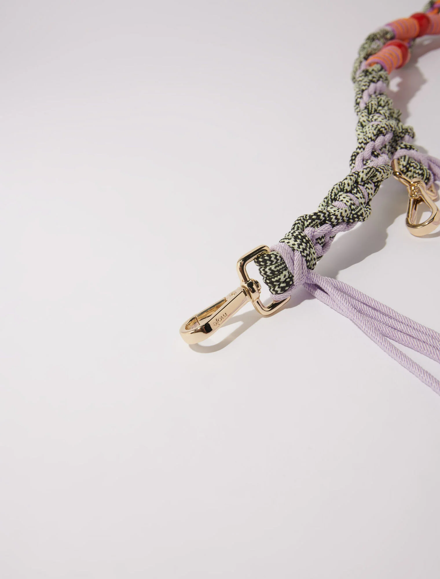 Braided shoulder strap