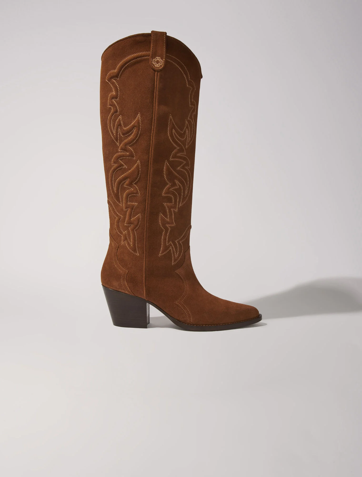 High-leg cowboy boots