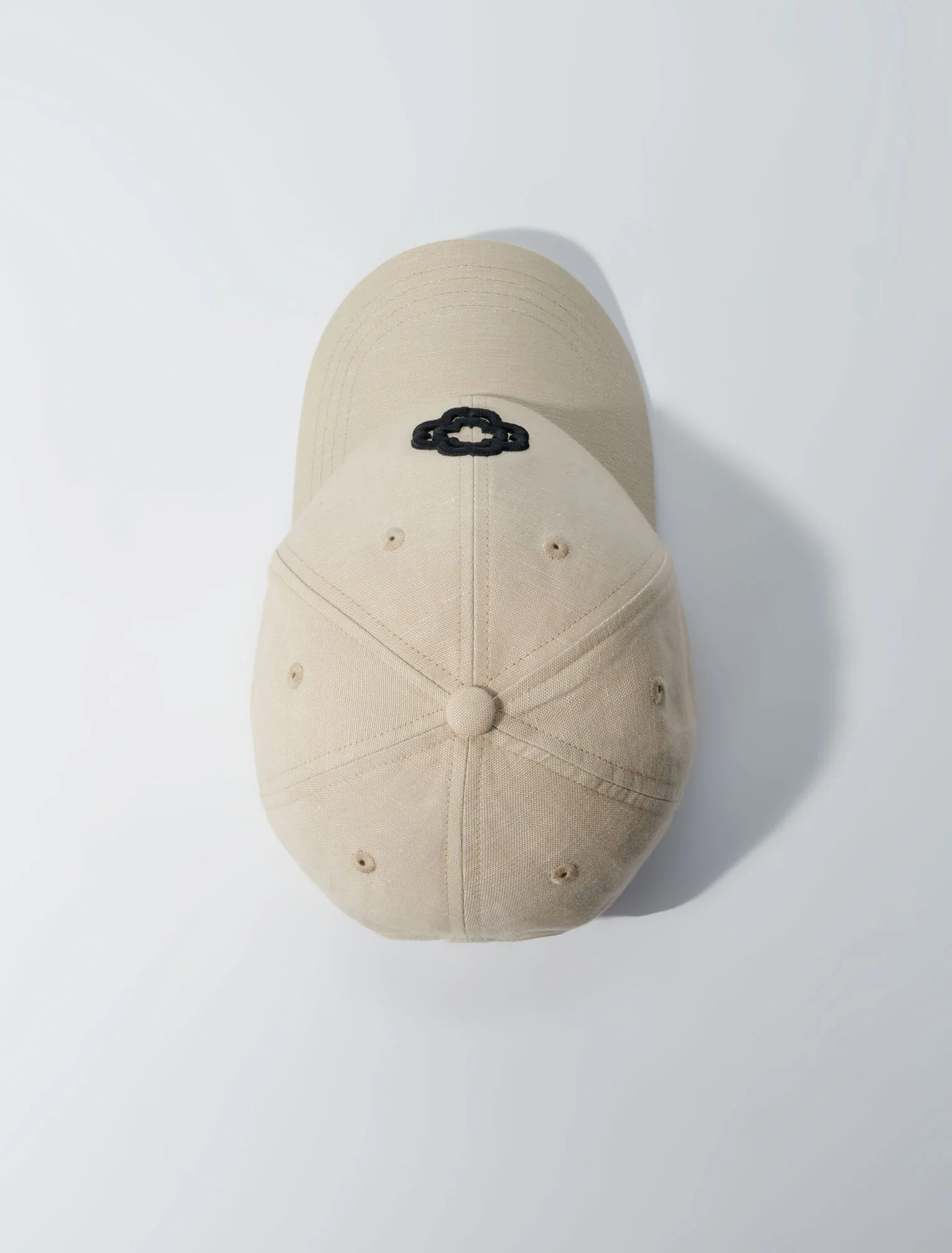 Linen and cotton cap