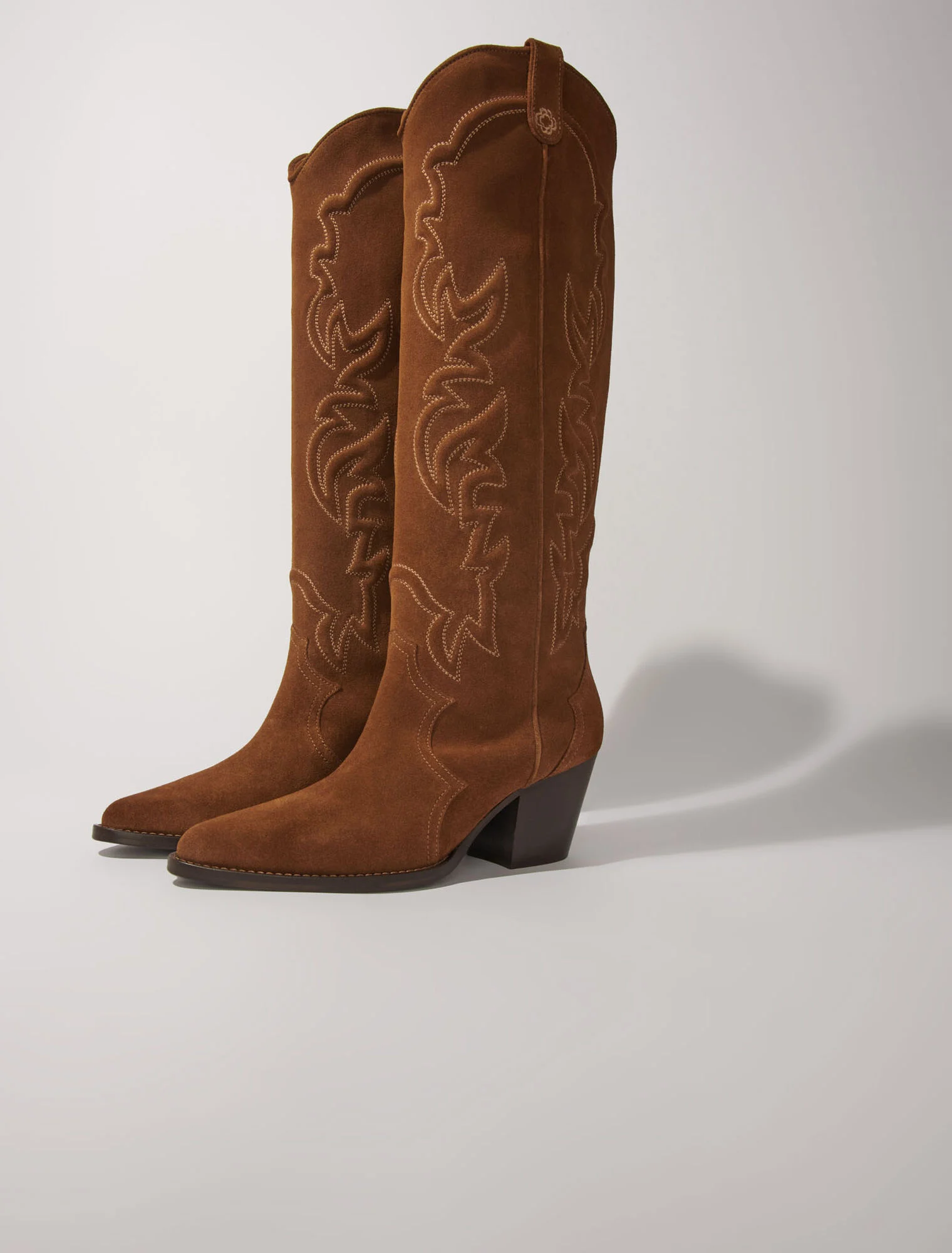 High-leg cowboy boots