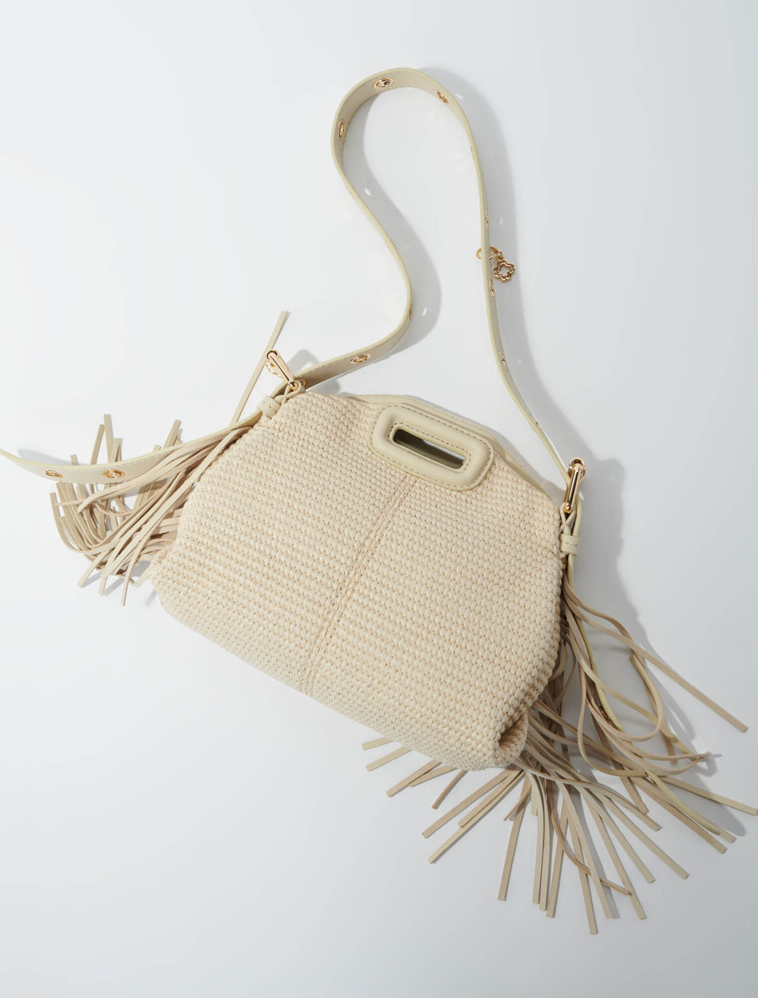 Raffia effect Miss M Mini bag