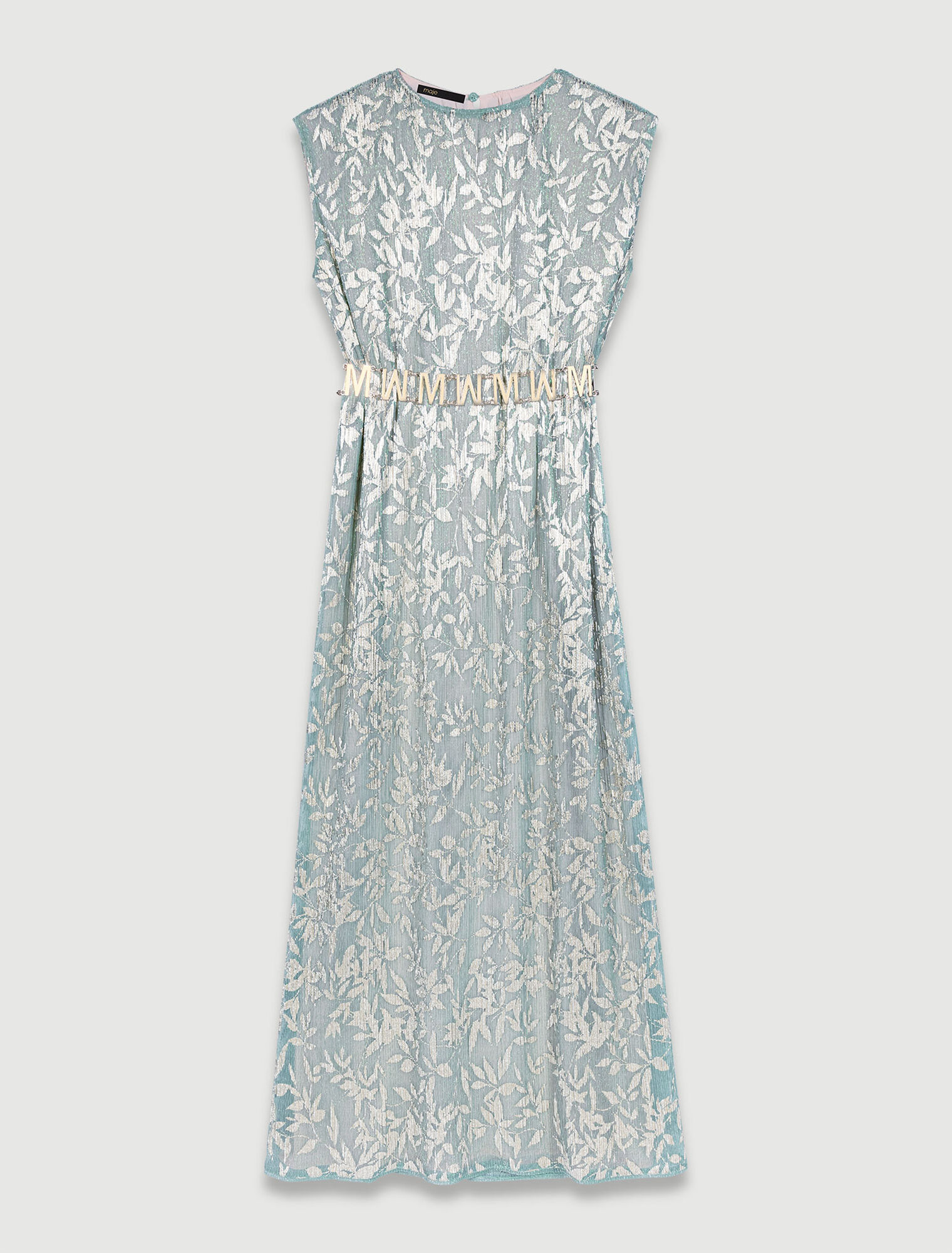 Maxi dress with cape