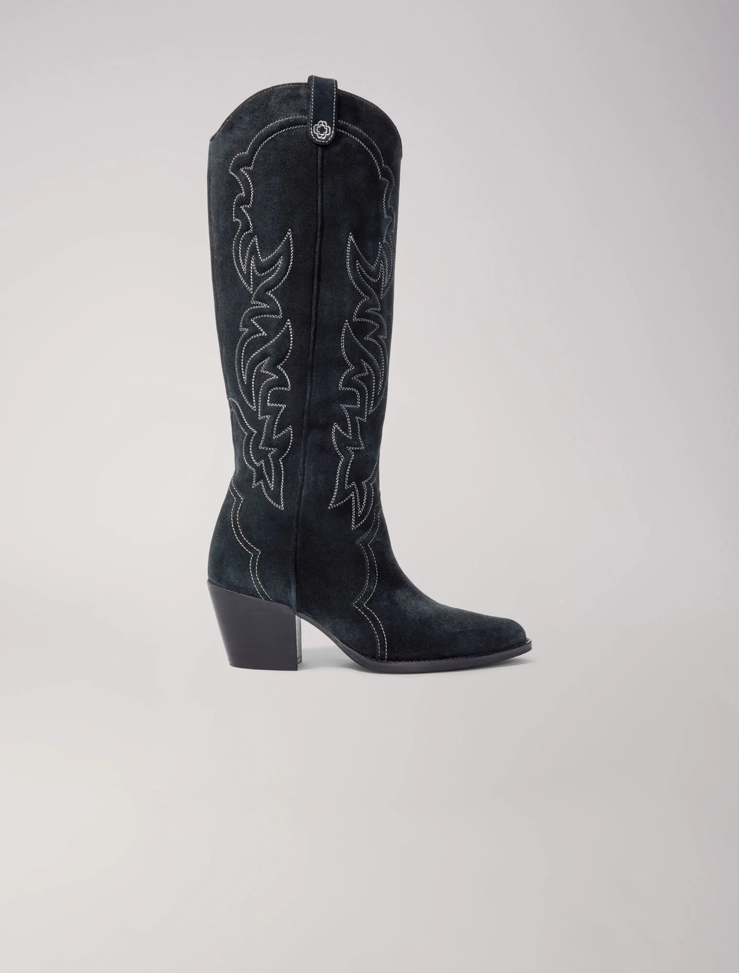 High-leg cowboy boots