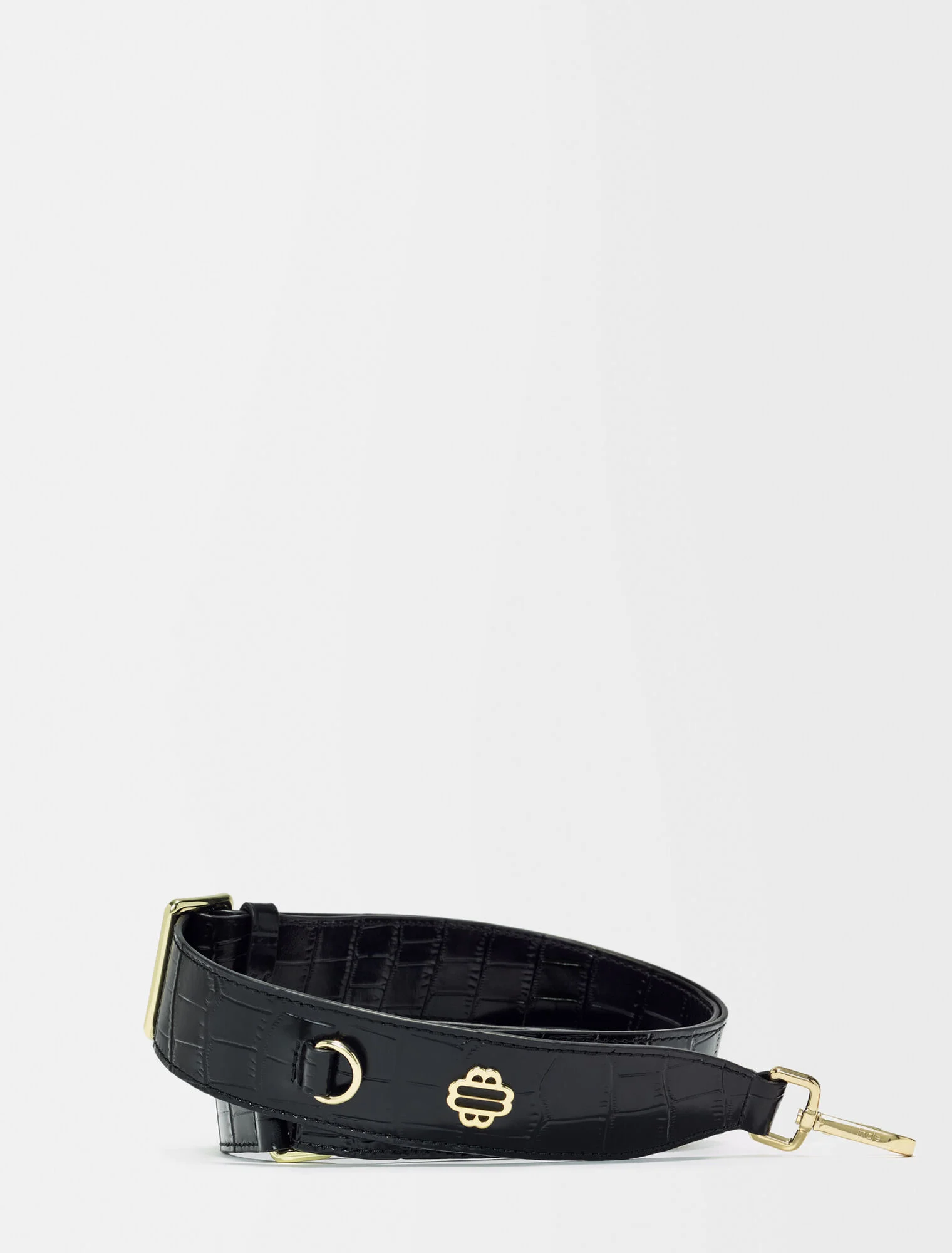 Leather shoulder strap