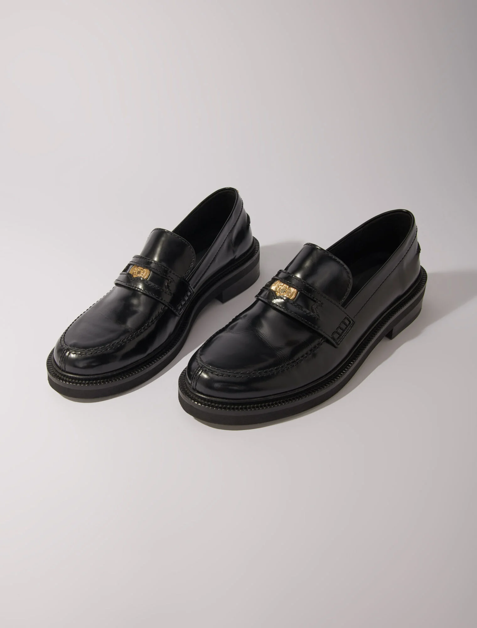 Leather loafers