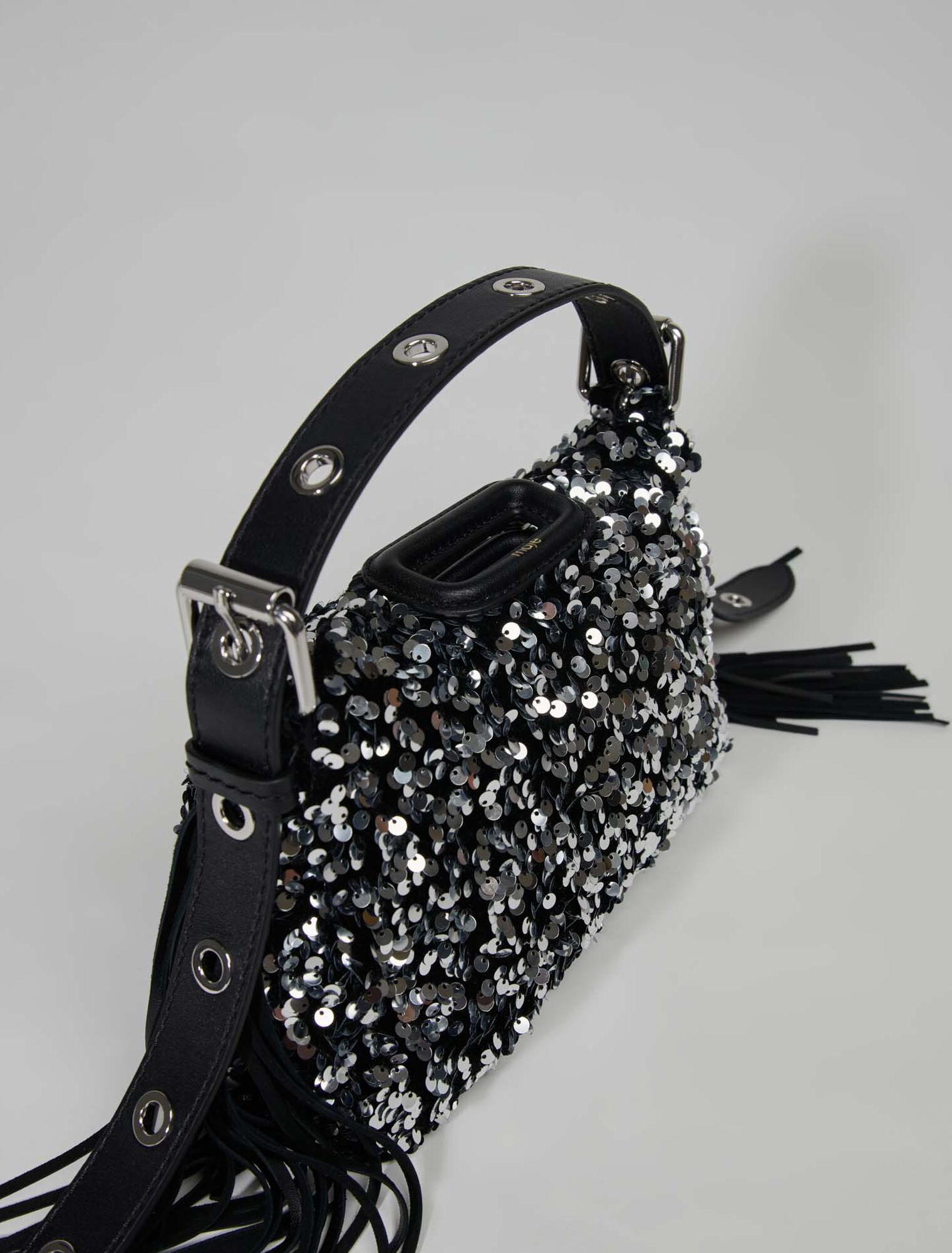 Sequin mini Miss M bag