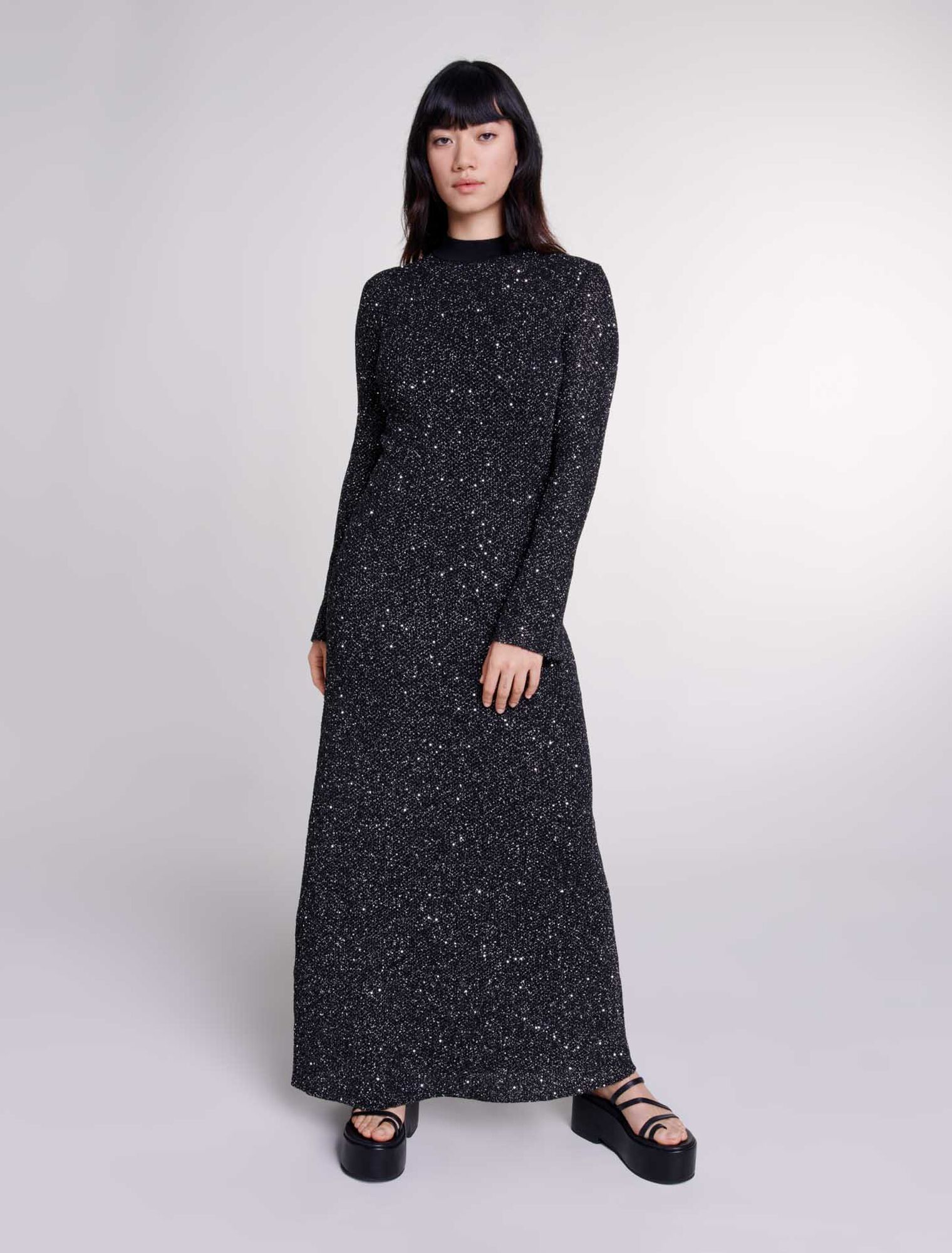Knit maxi dress