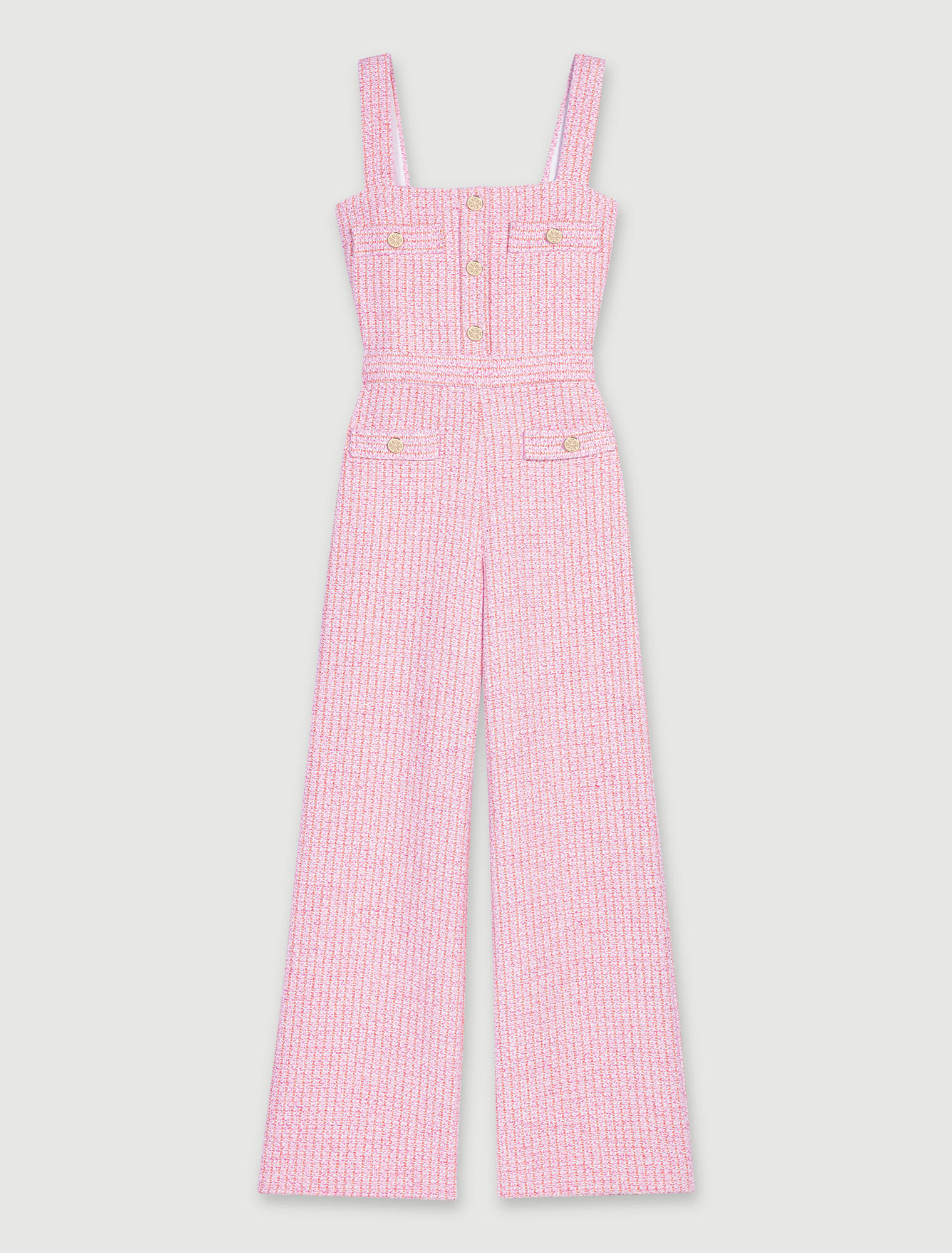 Tweed dungarees