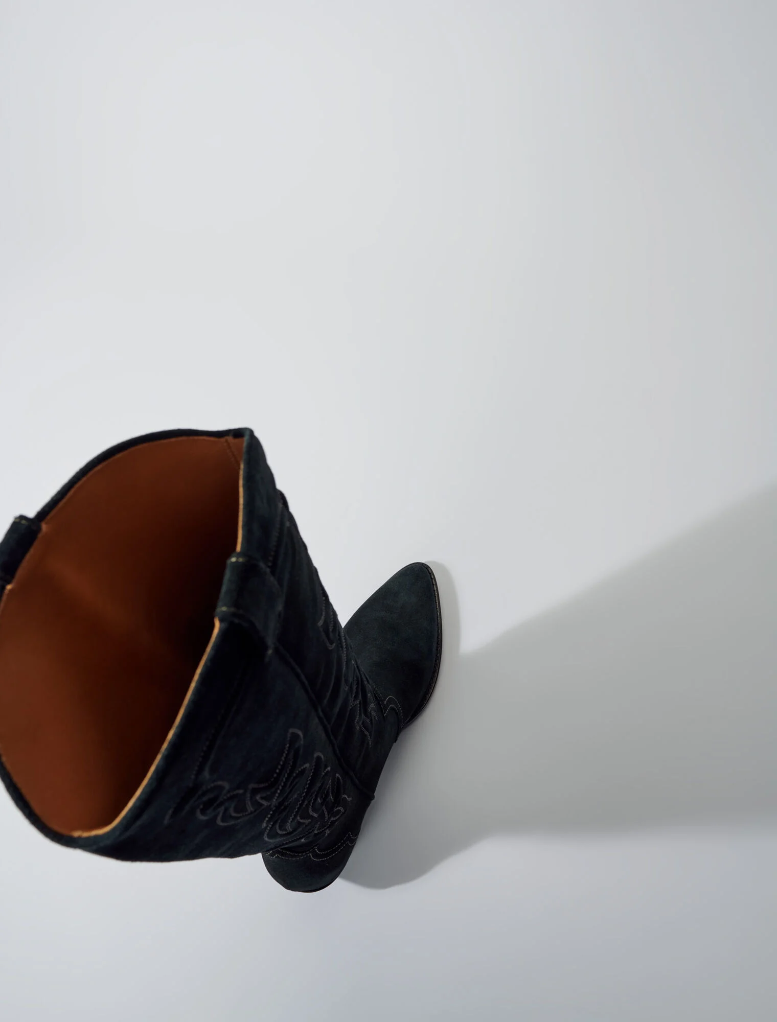 High-leg cowboy boots