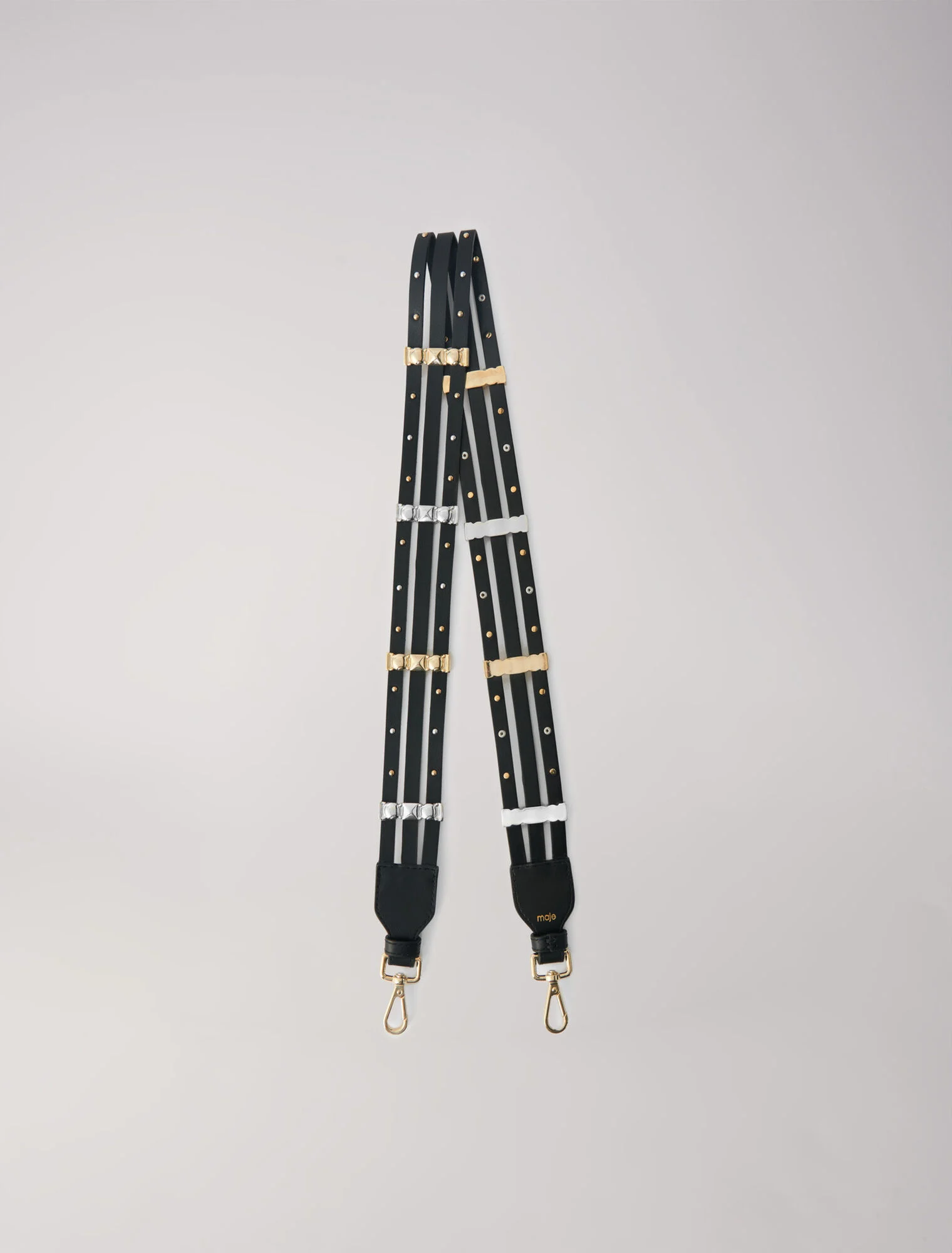 BLACKLEATHER STRAP WITH STUDS