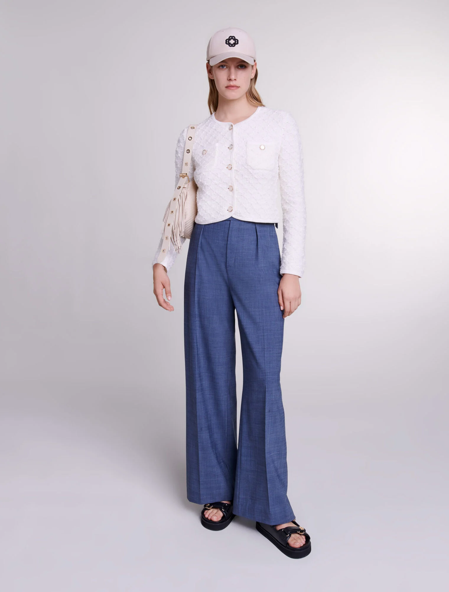 Wide-leg trousers