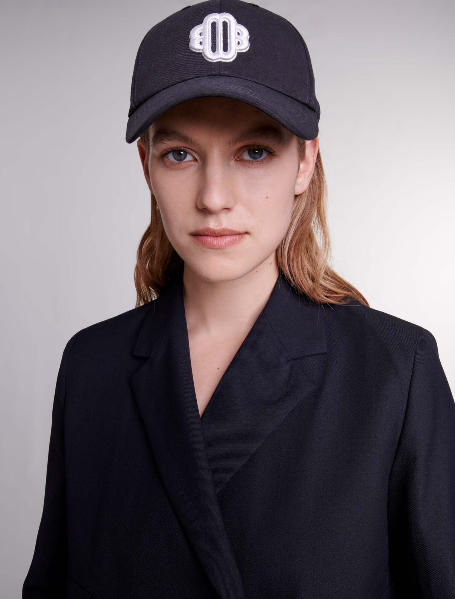 Straight-fit suit jacket