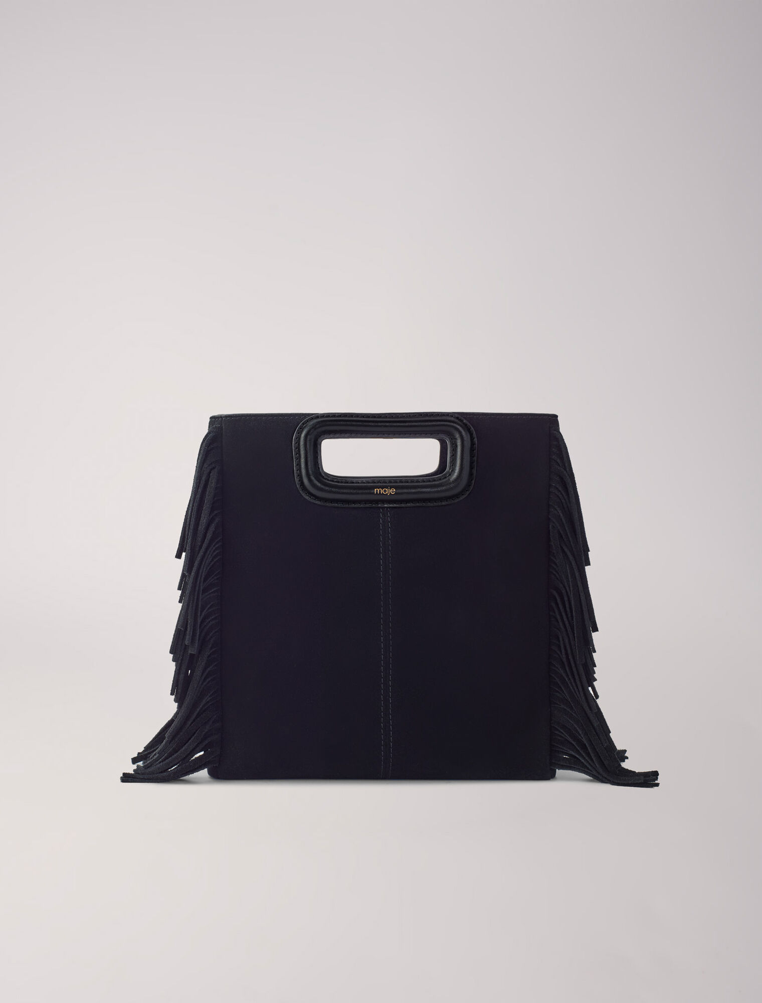 M bag in suede leather