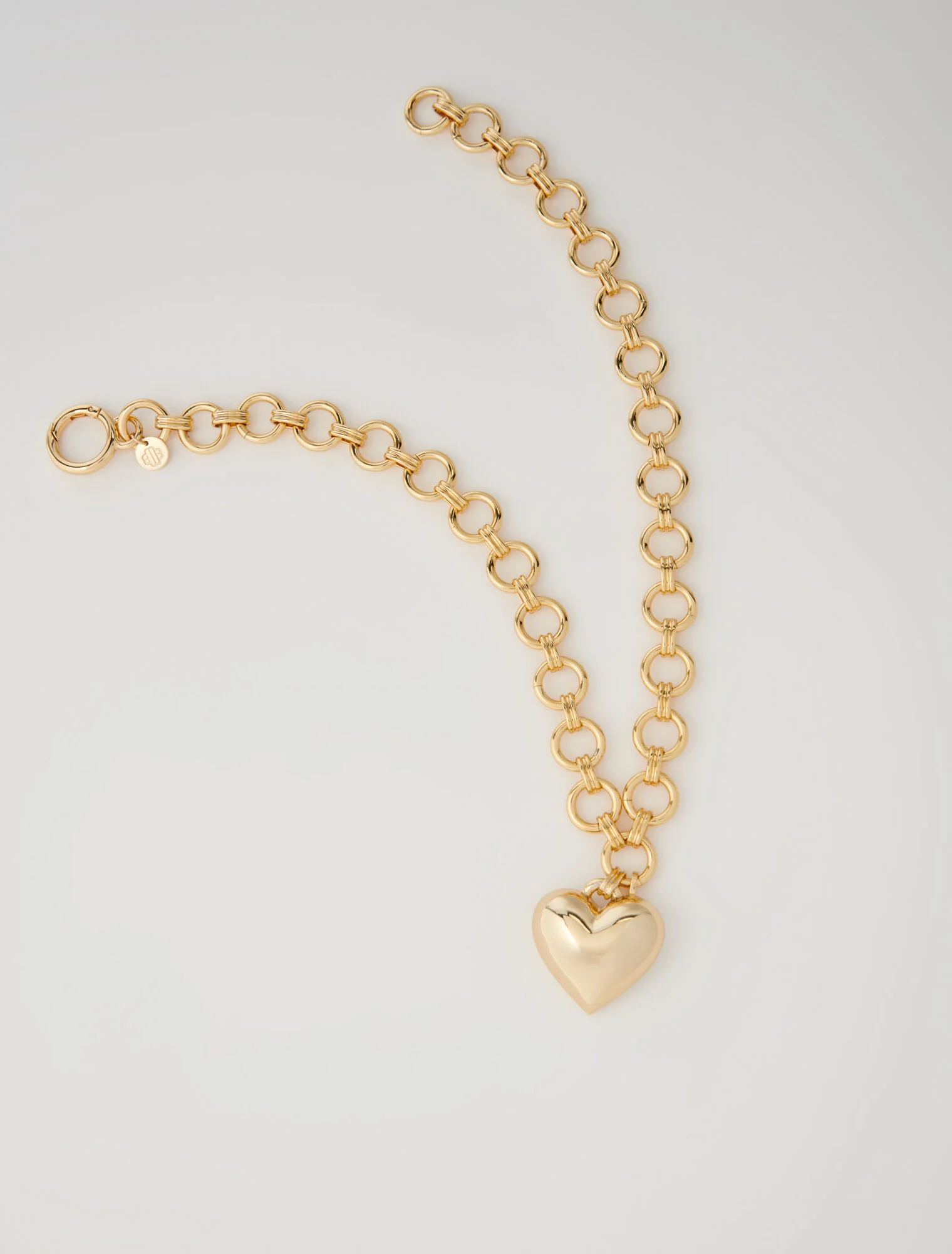 Gold heart necklace