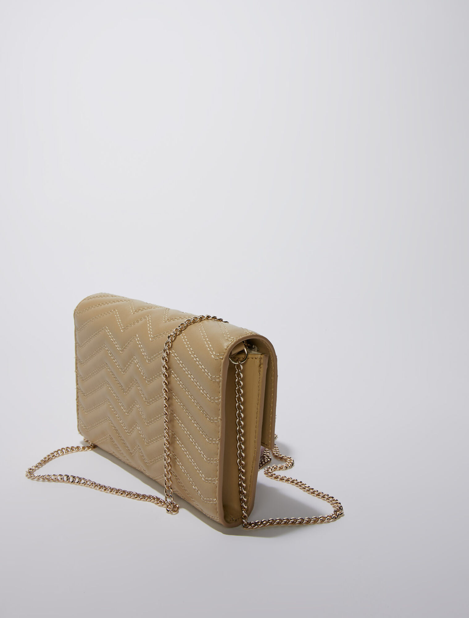 Leather wallet on chain