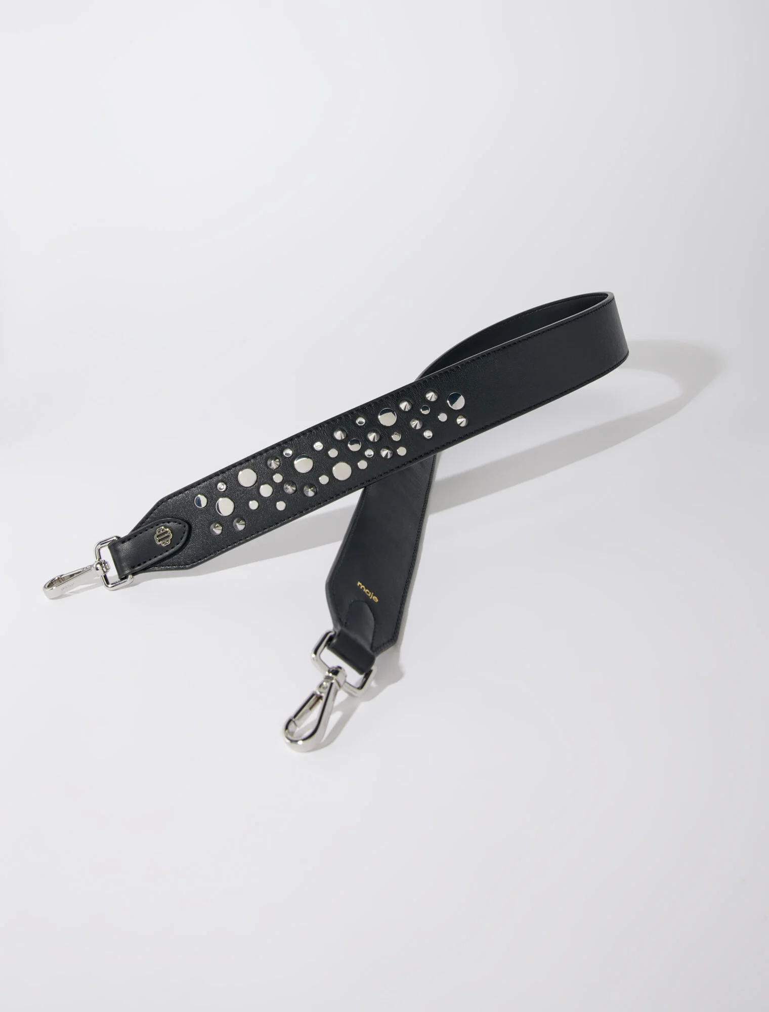 Leather shoulder strap