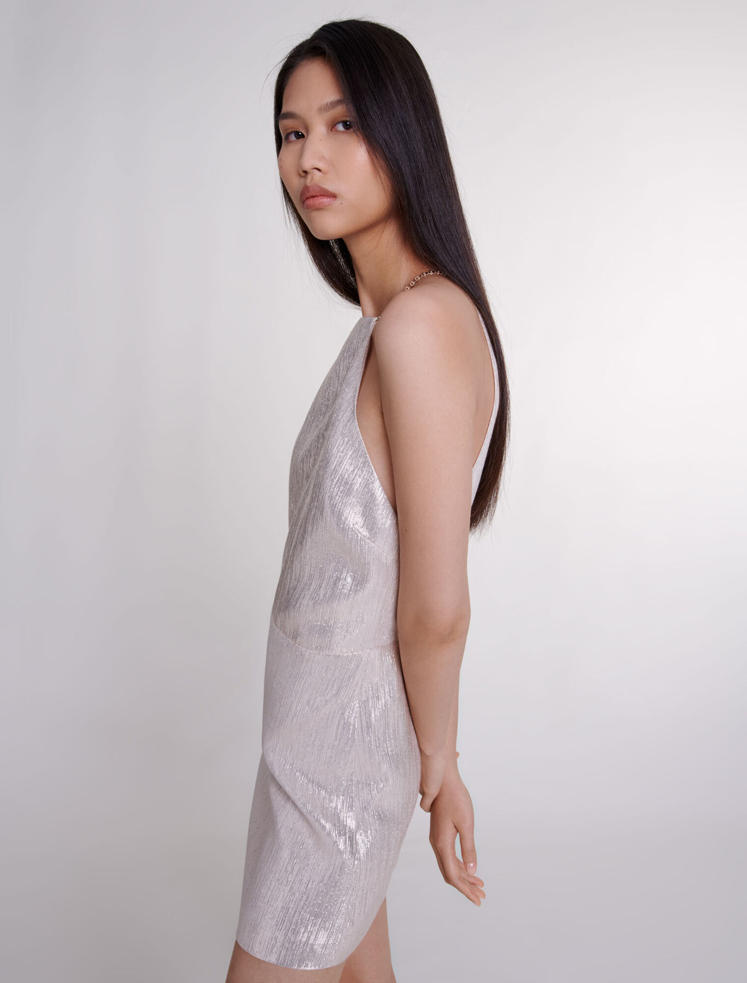 Short metallic dress
