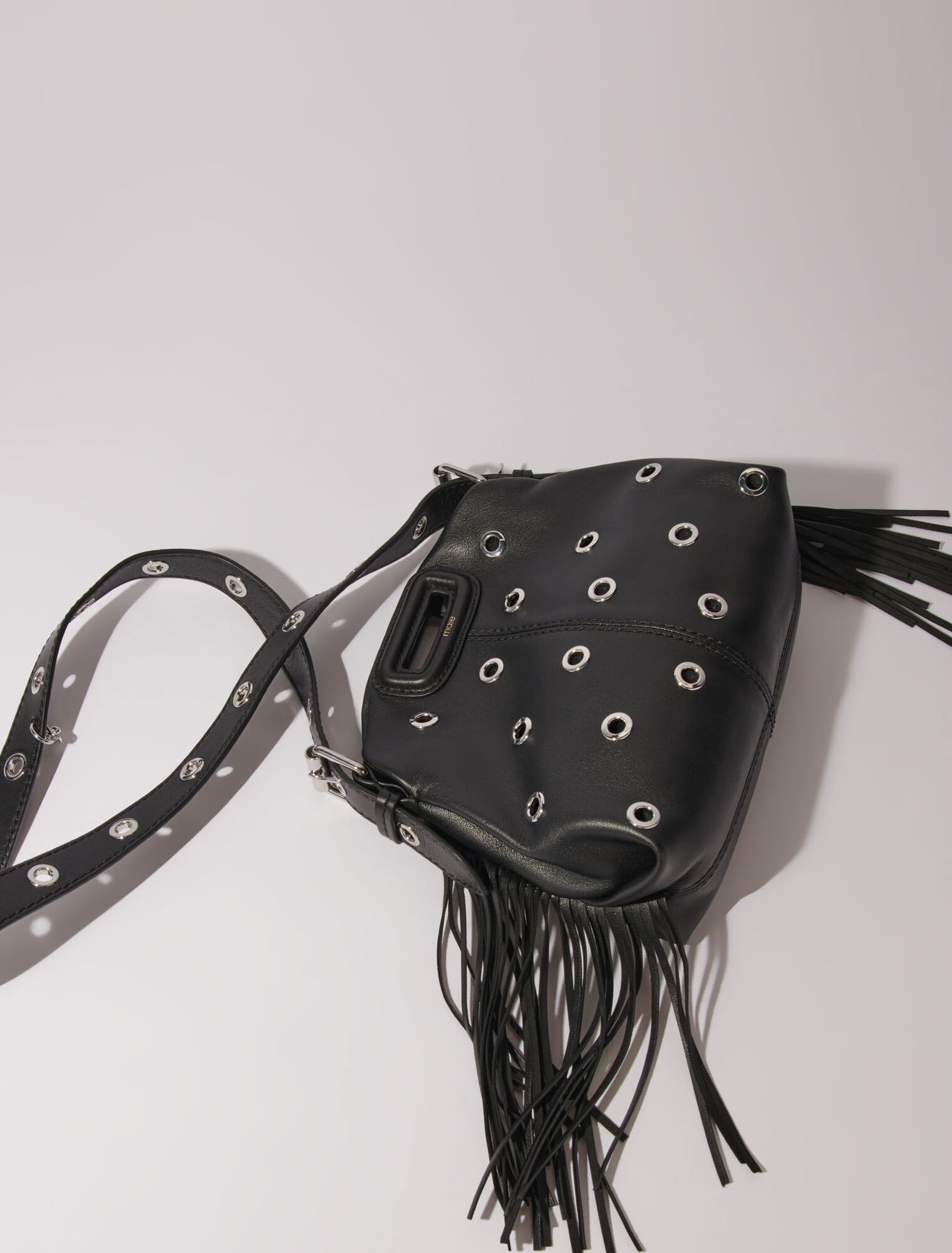 Miss M Mini eyelet leather bag