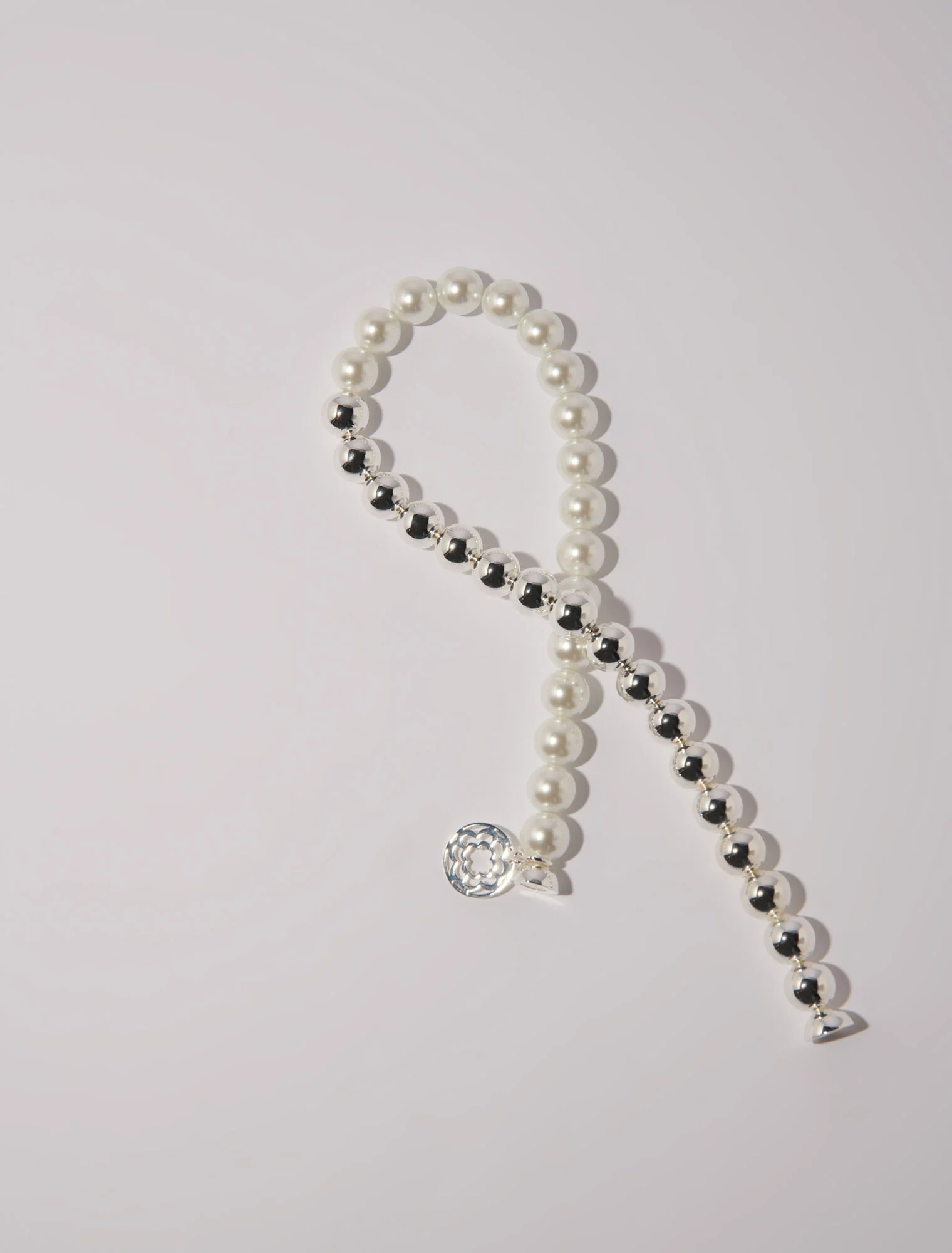 Mixed pearl choker necklace