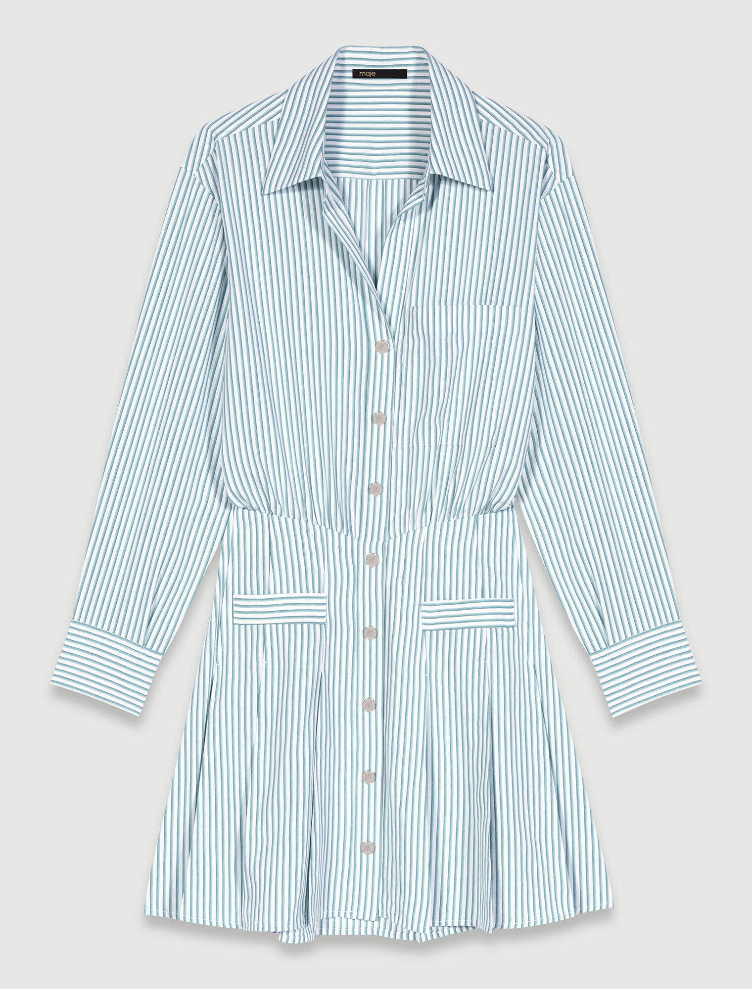 Striped shirt dress