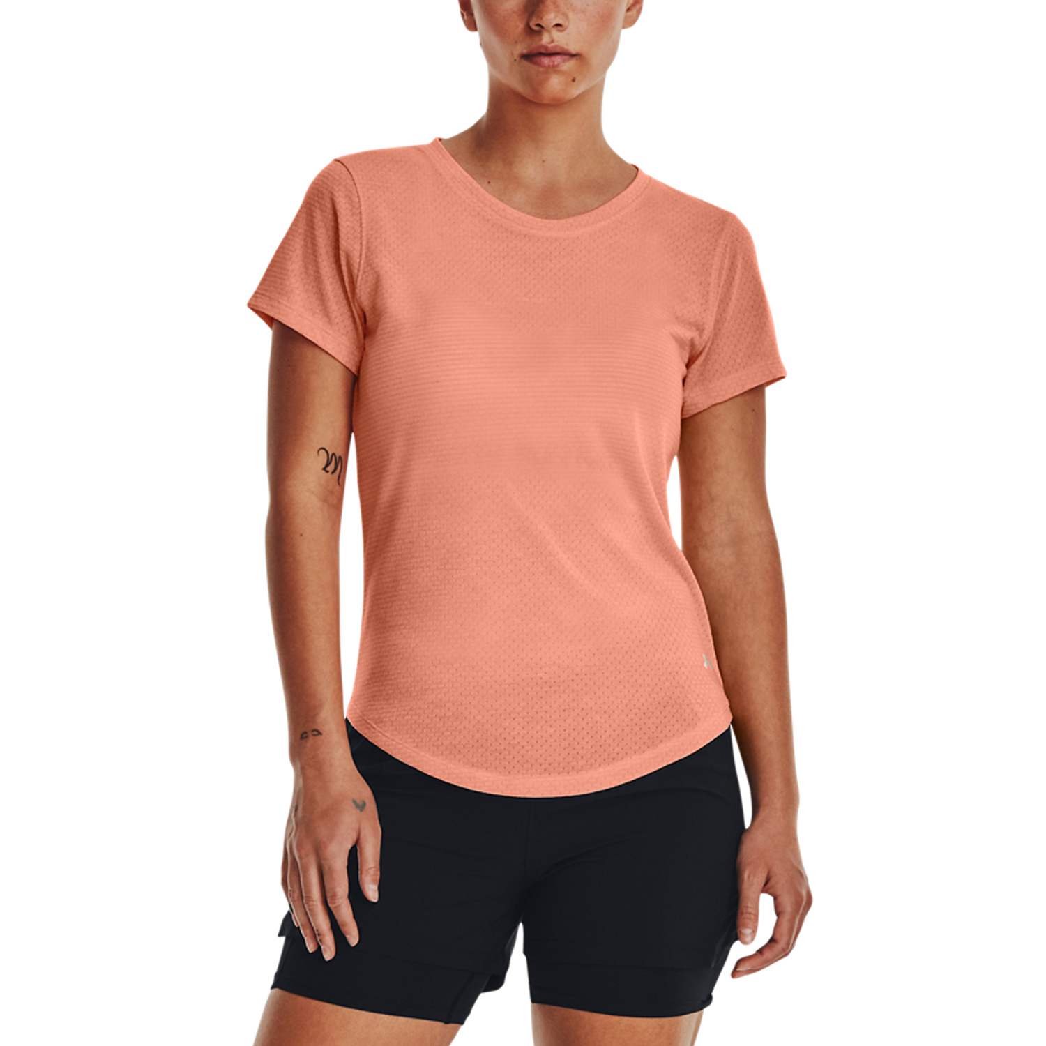 Under Armour Streaker Maglietta Bubble Peach/Reflective