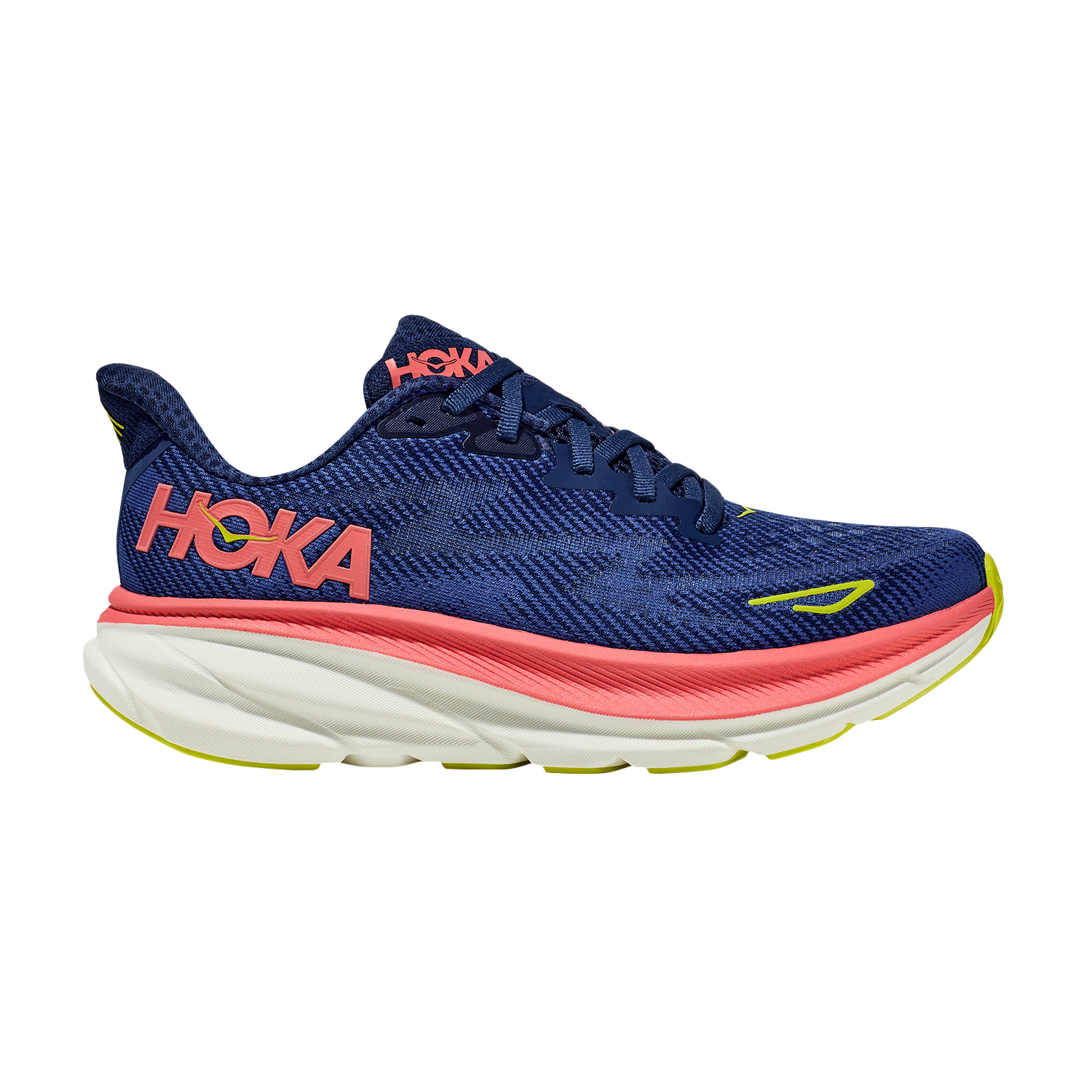 Hoka Clifton 9 Wide Evening Sky/Coral