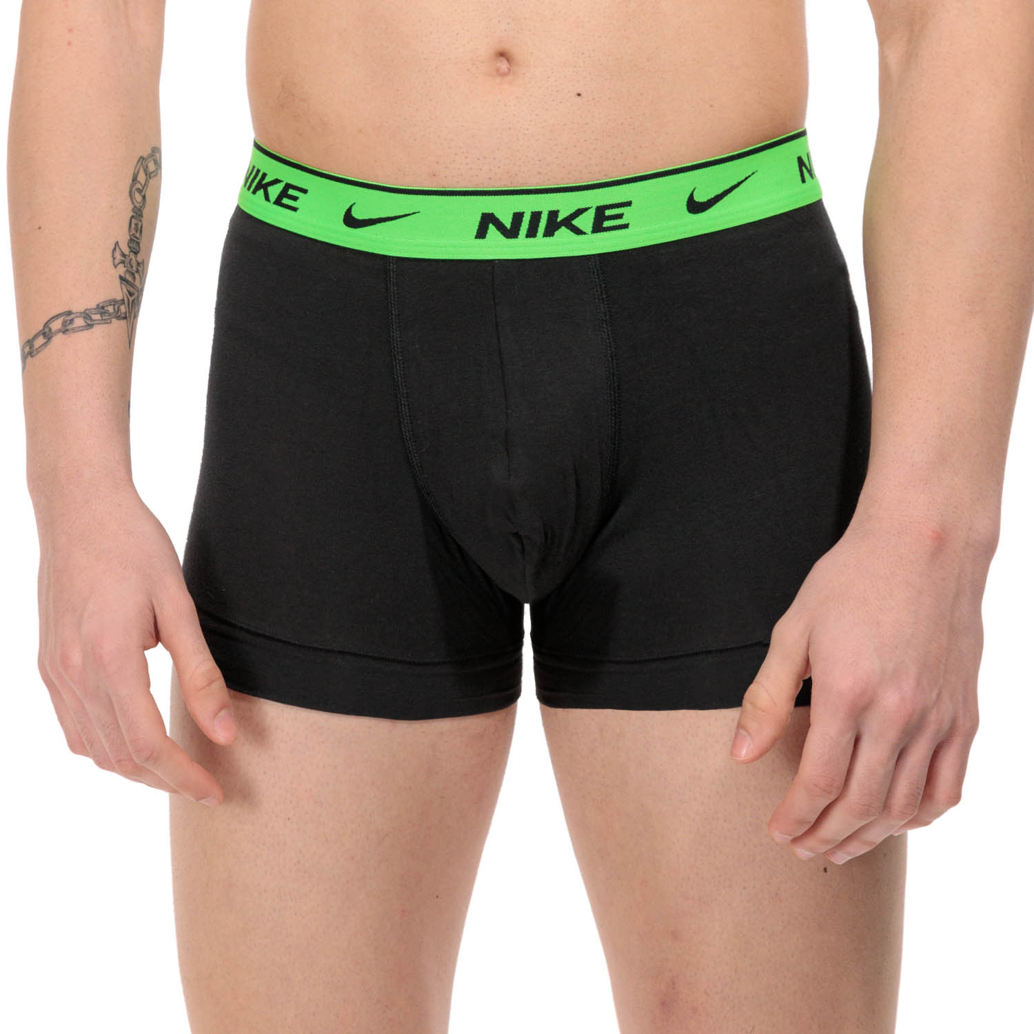 Nike Everyday Stretch x 3 Boxer Geo Block Print/Cool Grey/Black