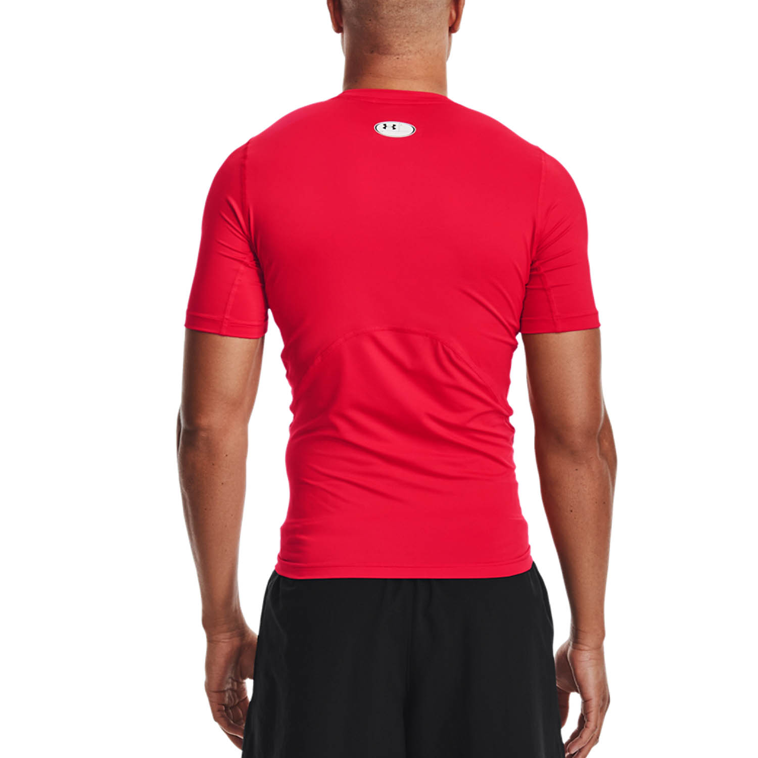 Under Armour HeatGear Compression Logo Maglietta Red/White