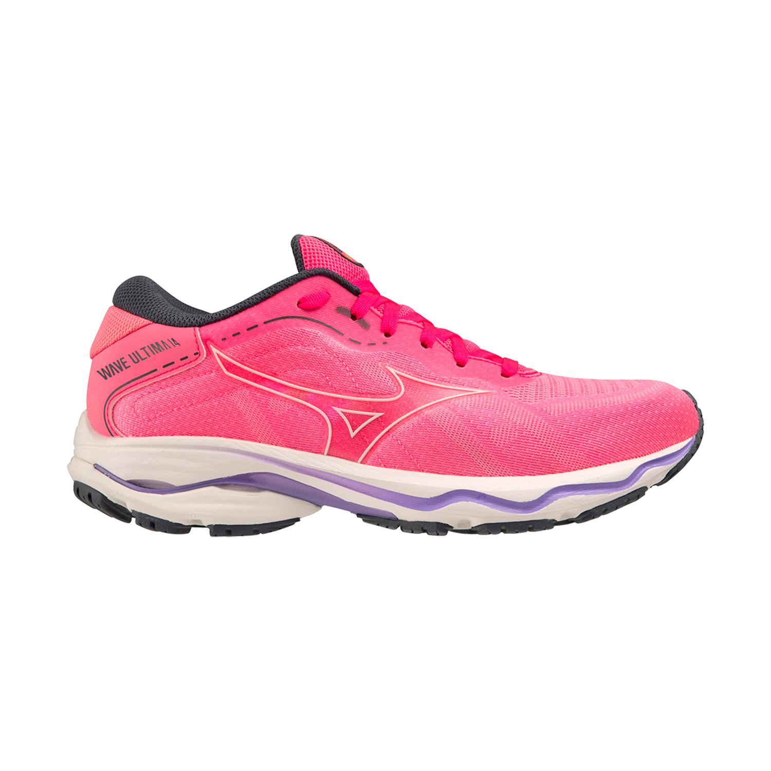 Mizuno Wave Ultima 14 High Vis Pink/Snow White/Purple Punch