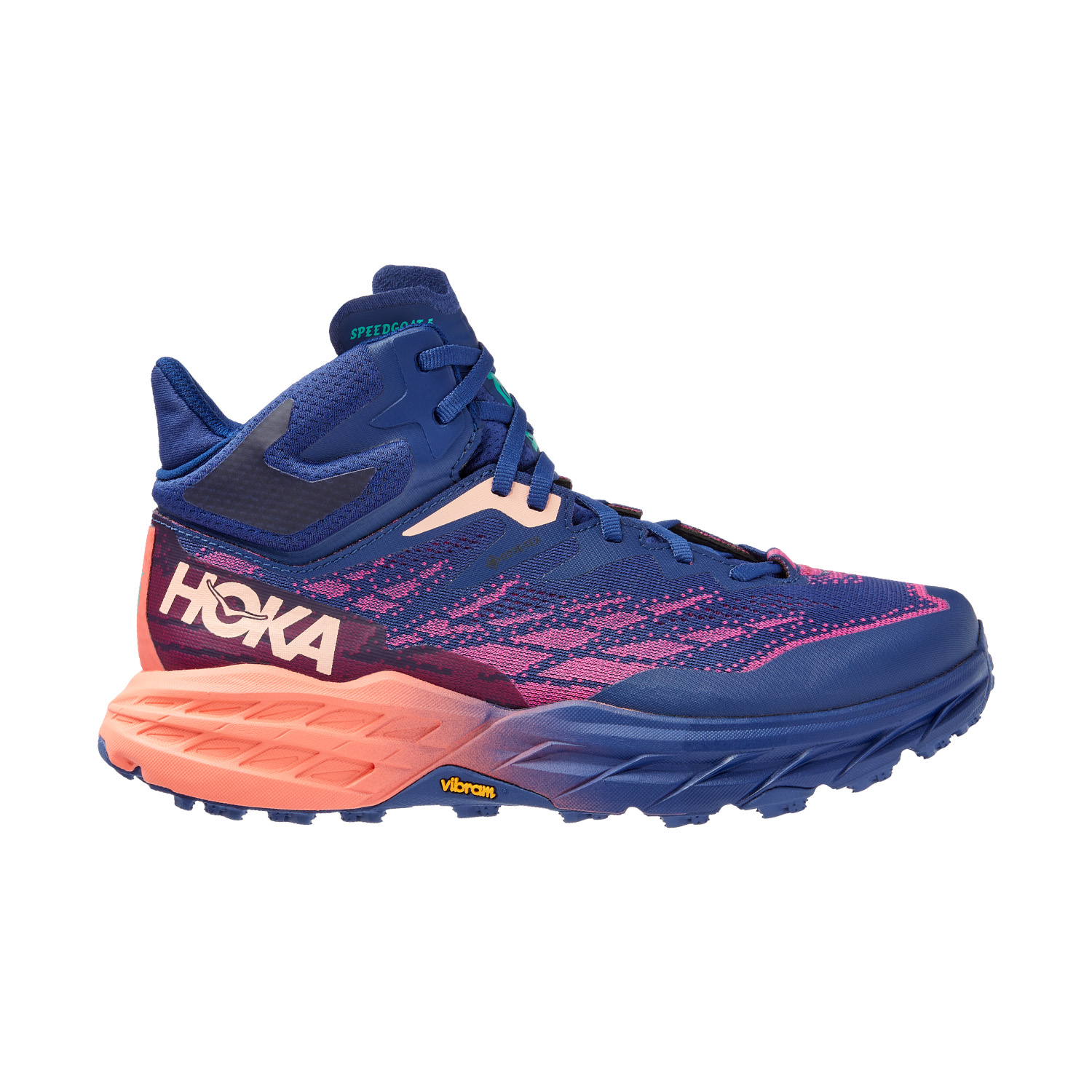 Hoka Speedgoat 5 Mid GTX Bellwether Blue/Camellia