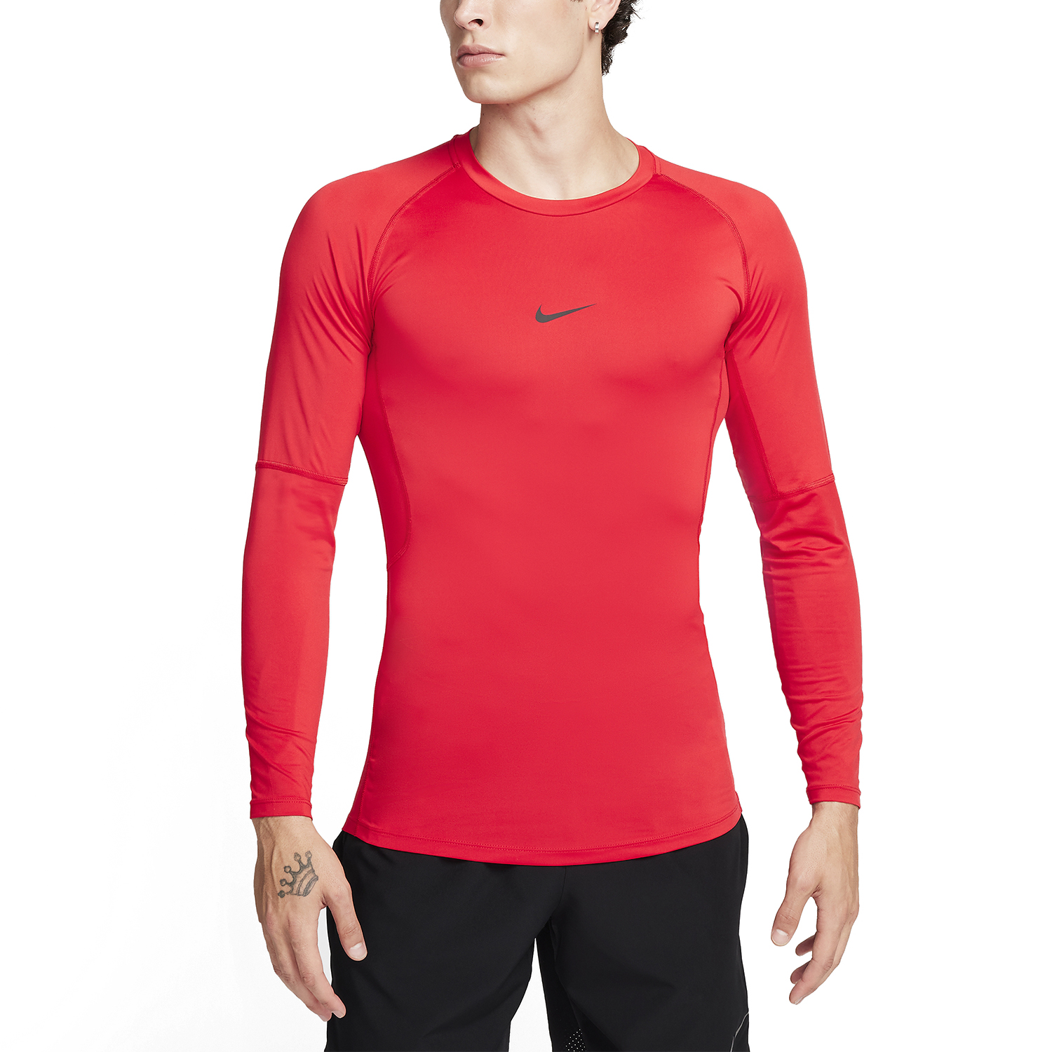 Nike Dri-FIT Logo Maglia University Red/Black