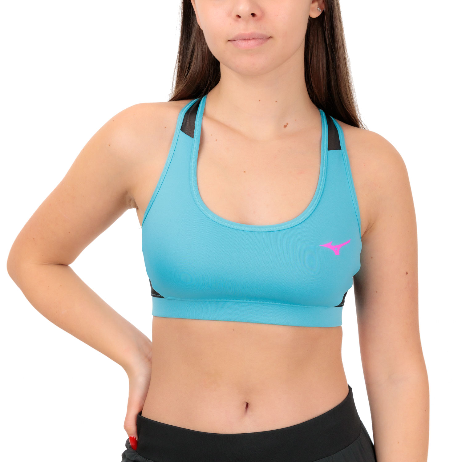 Mizuno Alpha Reggiseno Sportivo Maui Blue
