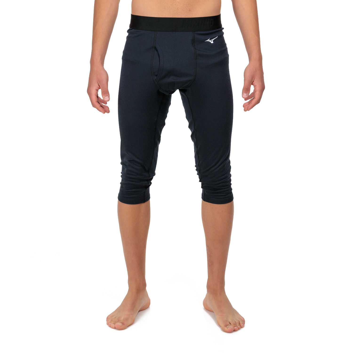 Mizuno Mid Weight 3/4 Calzamaglia Black