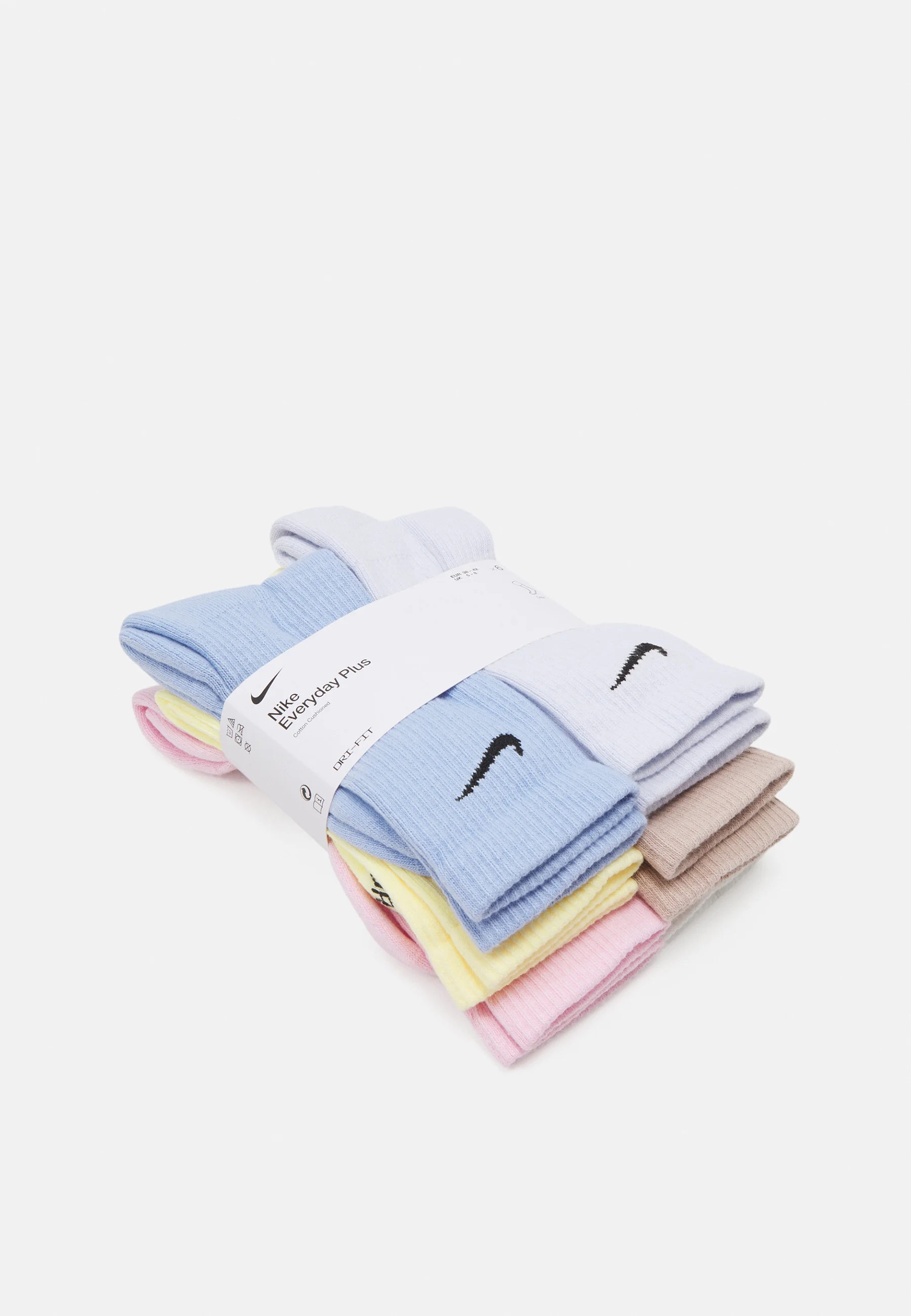 Nike Performance EVERYDAY PLUS CUSH CREW UNISEX 6 PACK - Calze sportive