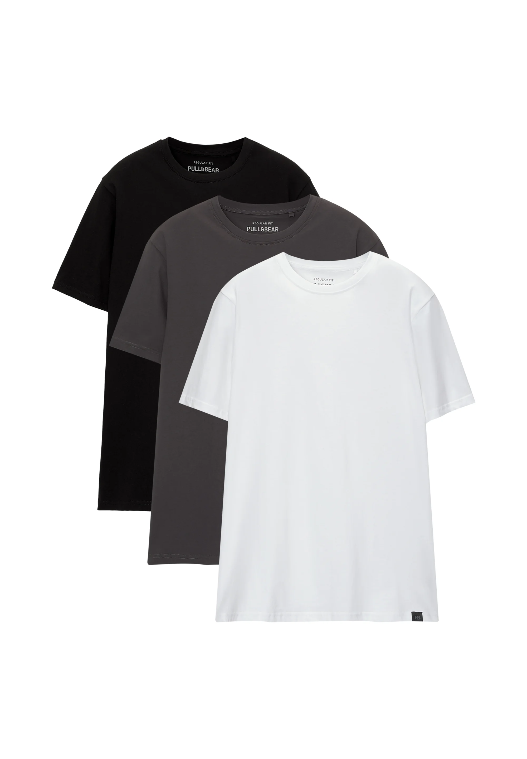 PULL&BEAR PACK OF 3 - T-shirt basic