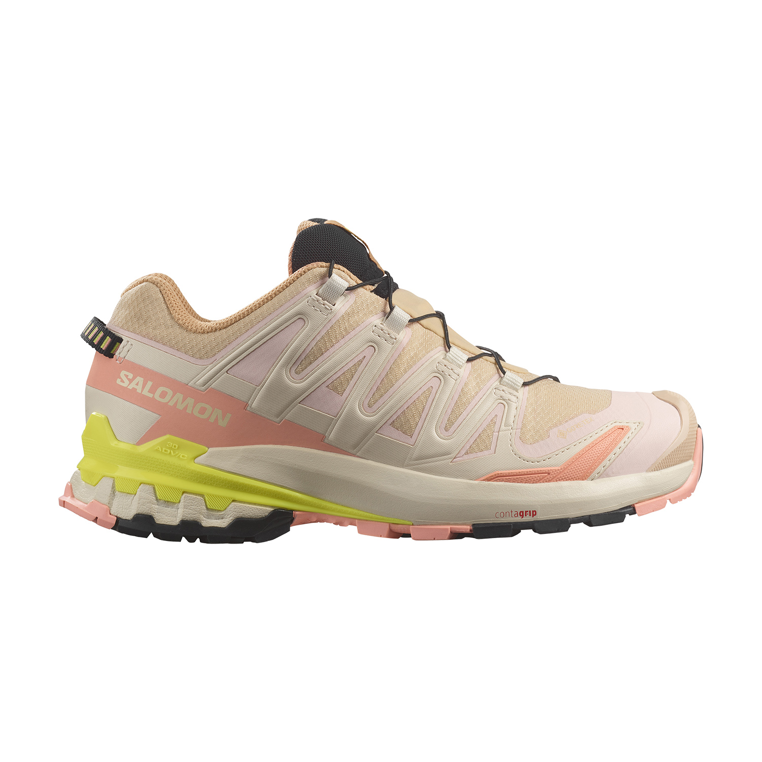 Salomon XA Pro 3D V9 GTX Hazelnut/English Rose/Safety Yellow