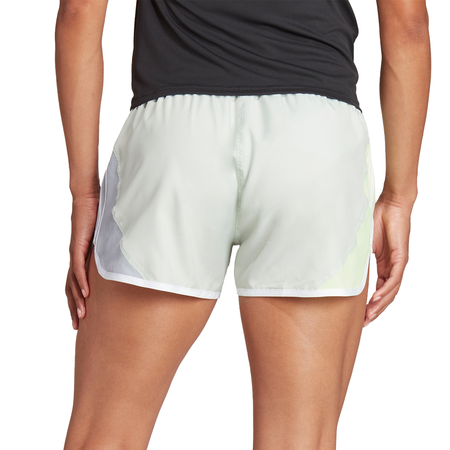 adidas Own The Run 3in Pantaloncini Linen Green/Green Spark/Halo Silver