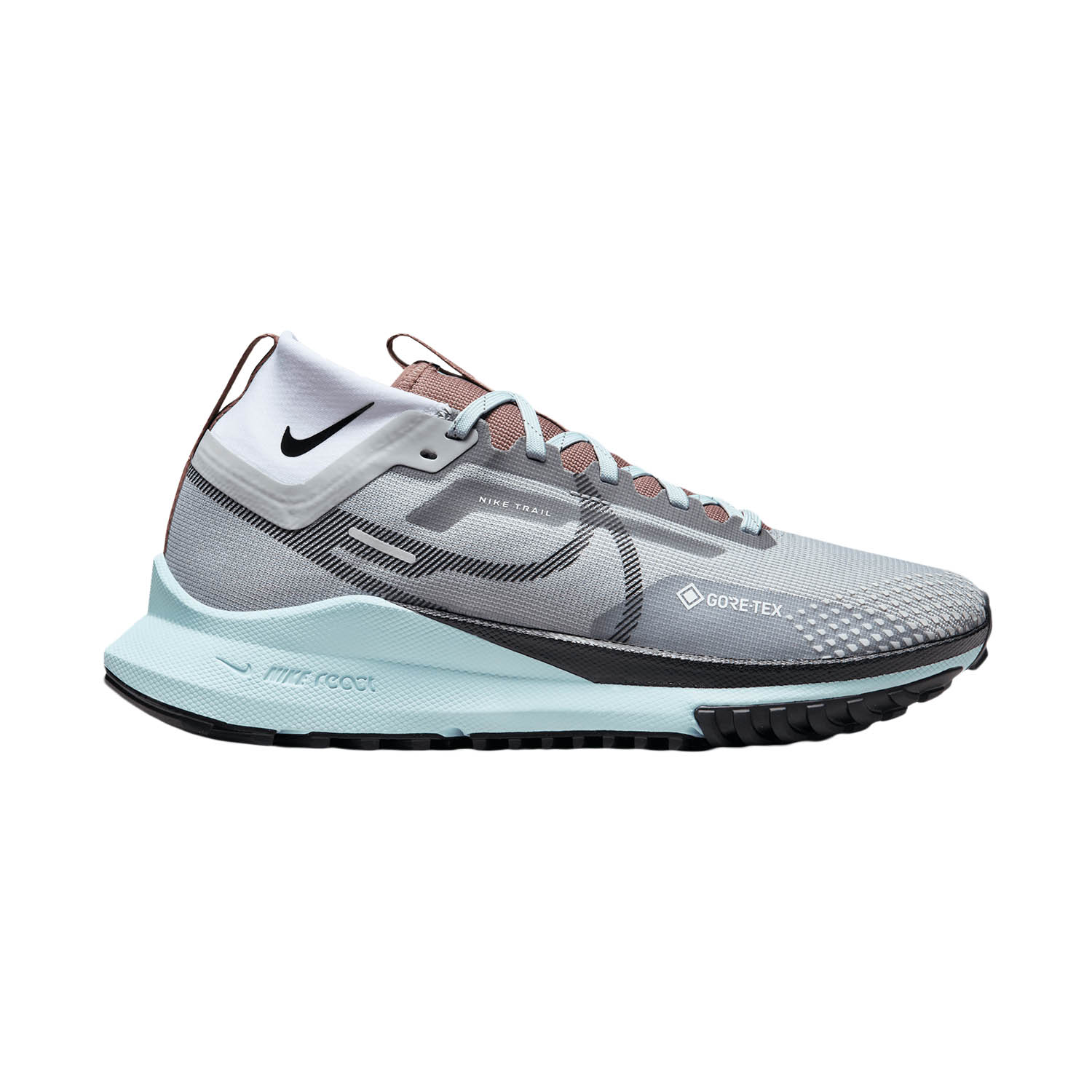 Nike React Pegasus Trail 4 GTX Light Smoke Grey/Black/Glacier Blue