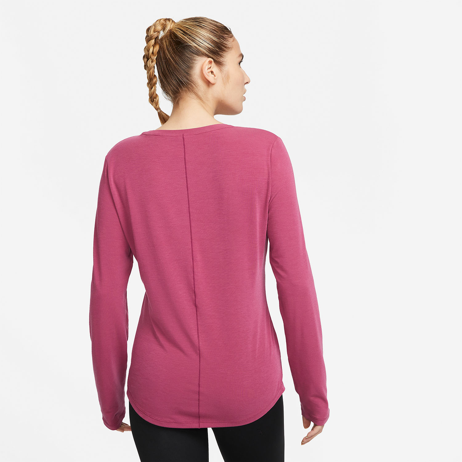 Nike Dri-FIT One Luxe Maglia Rosewood/Reflective Silver