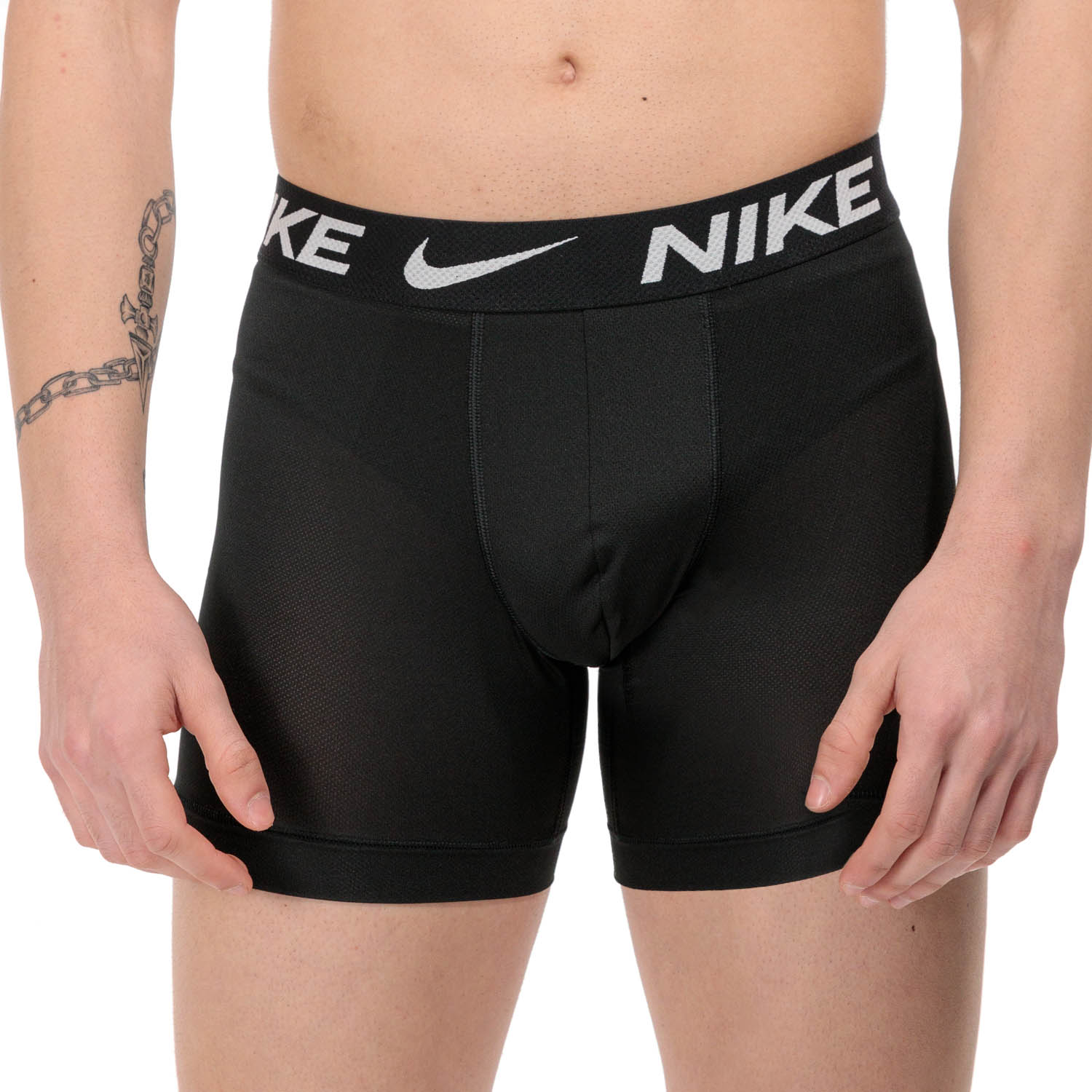 Nike Logo x 3 Boxer Black