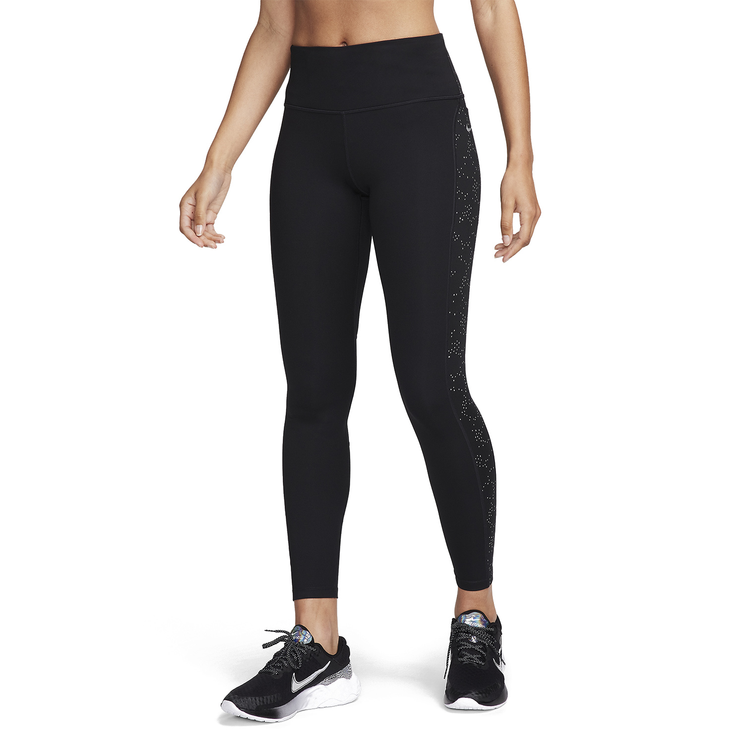 Nike Dri-FIT Fast 7/8 Tights Black/Reflective Silver