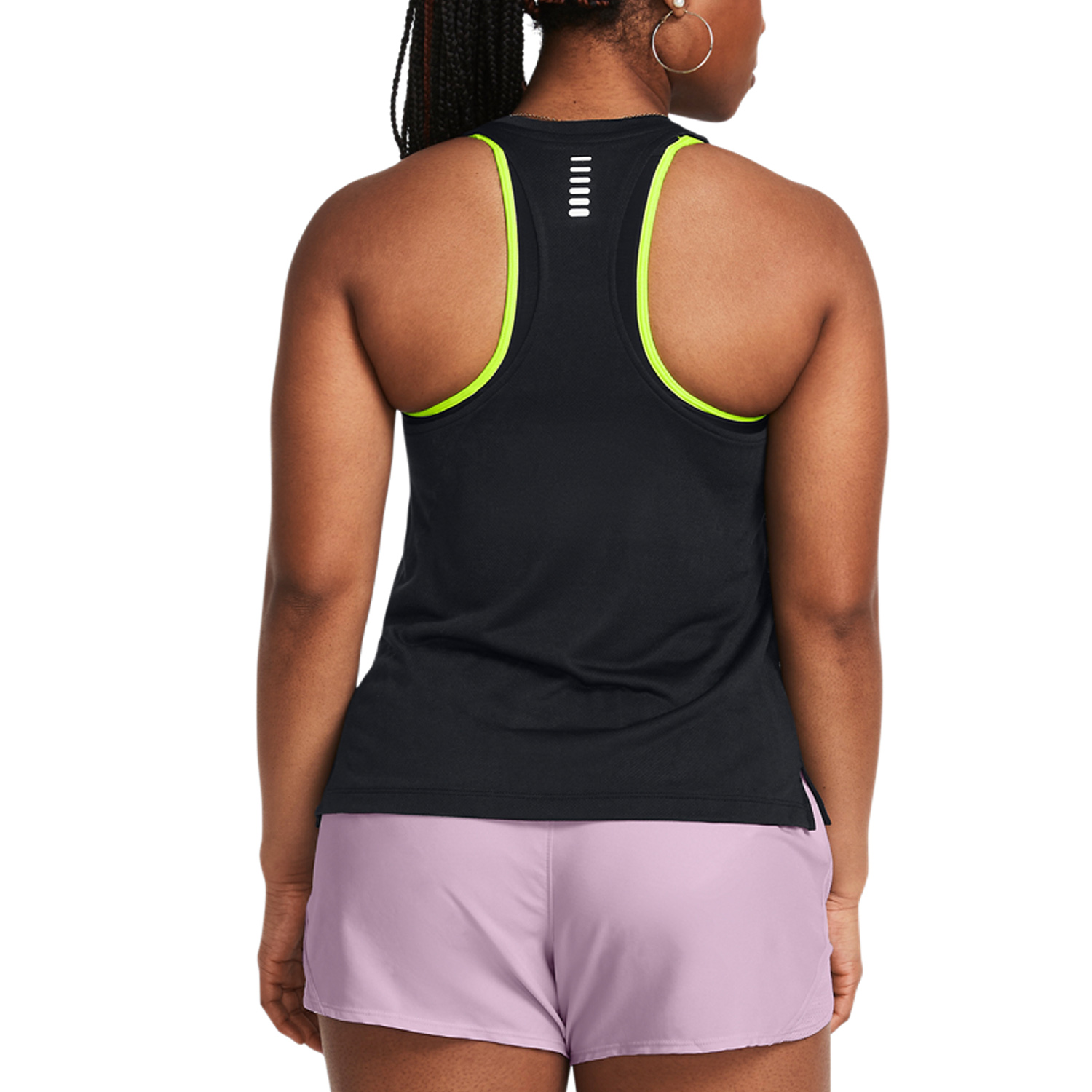 Under Armour Streaker Splatter Canotta Black/Reflective