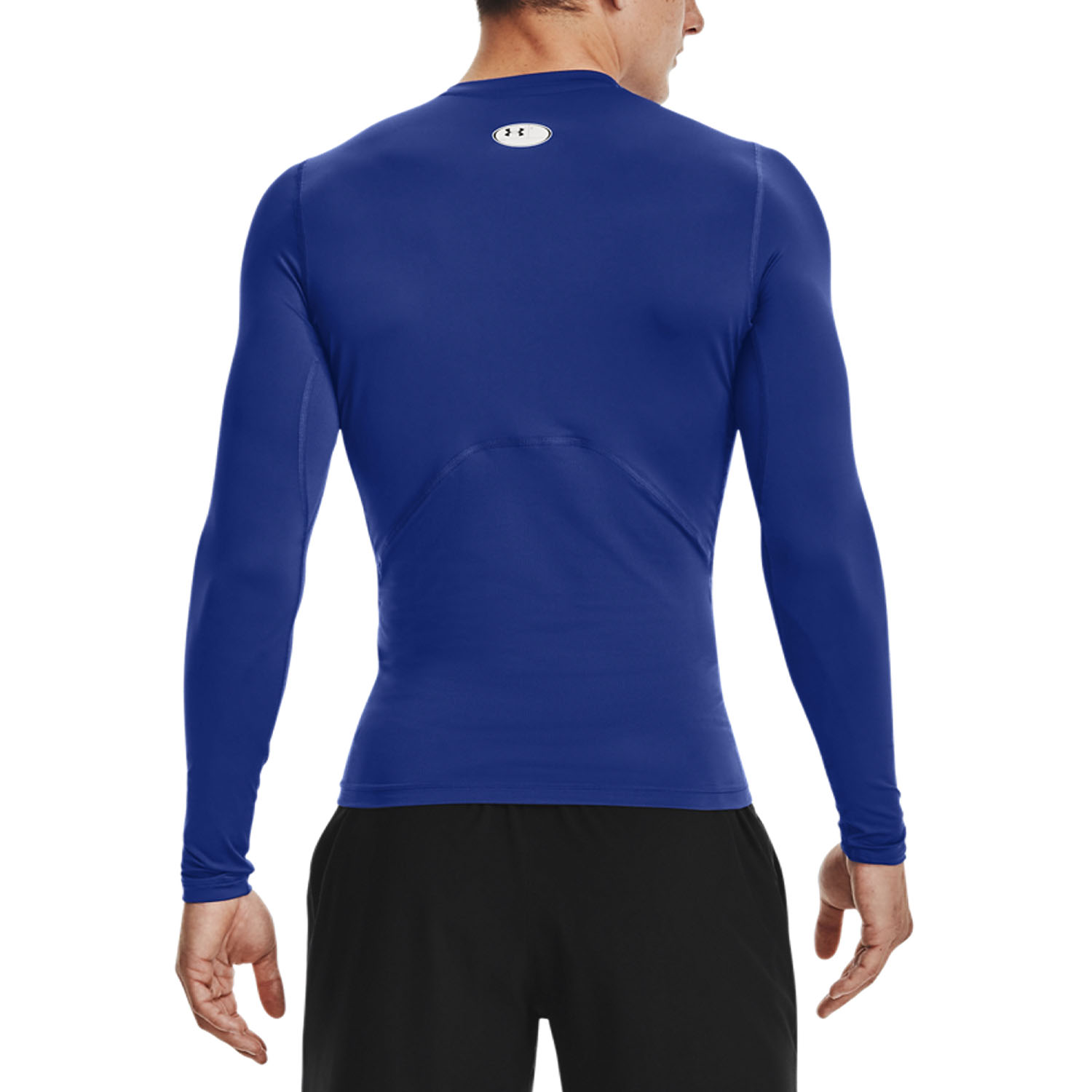 Under Armour HeatGear Compression Maglia Royal/White