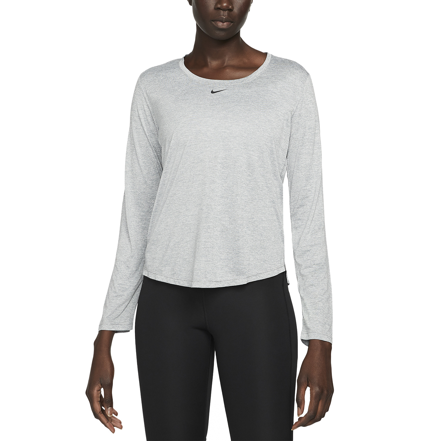 Nike Dri-FIT One Maglia Particle Grey/Heater/Black