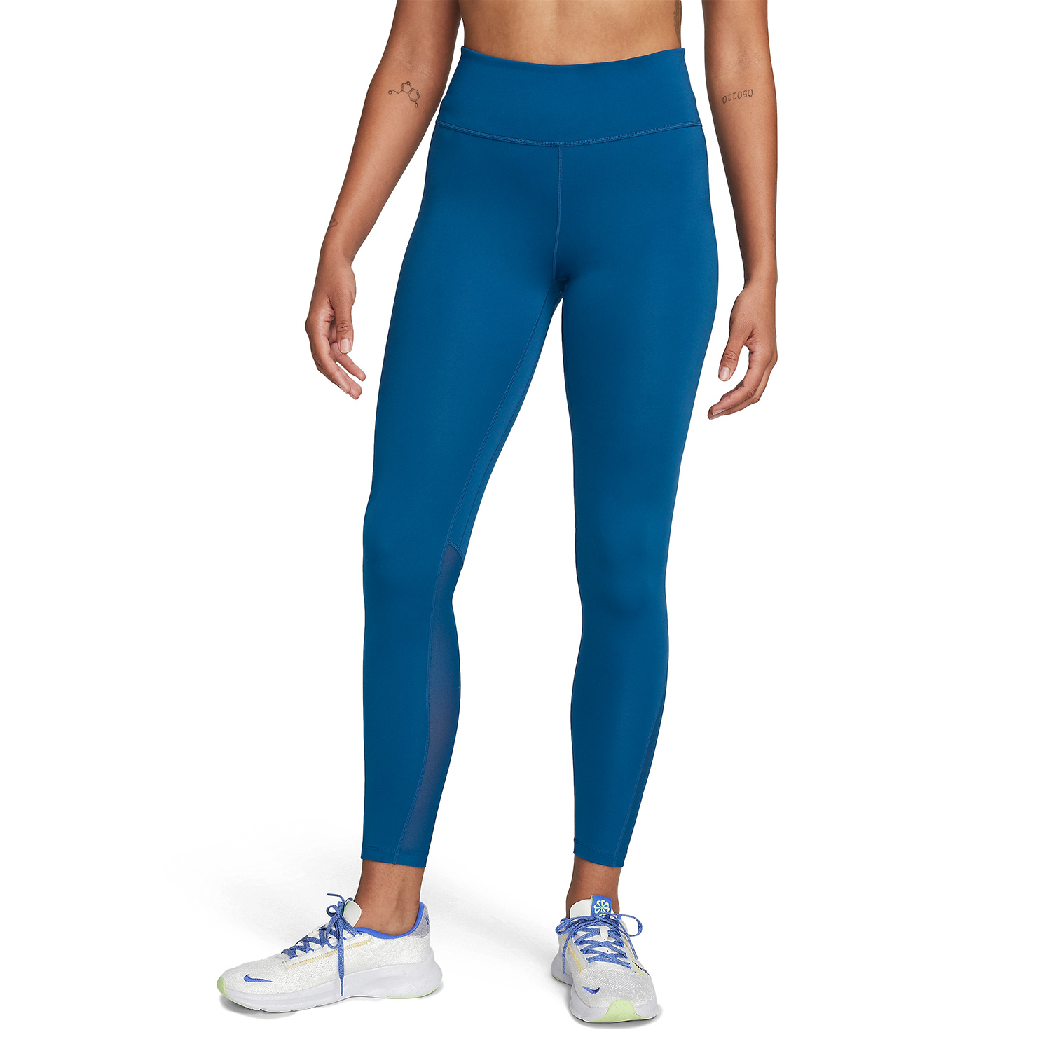 Nike One Mid Rise 7/8 Tights Court Blue/White