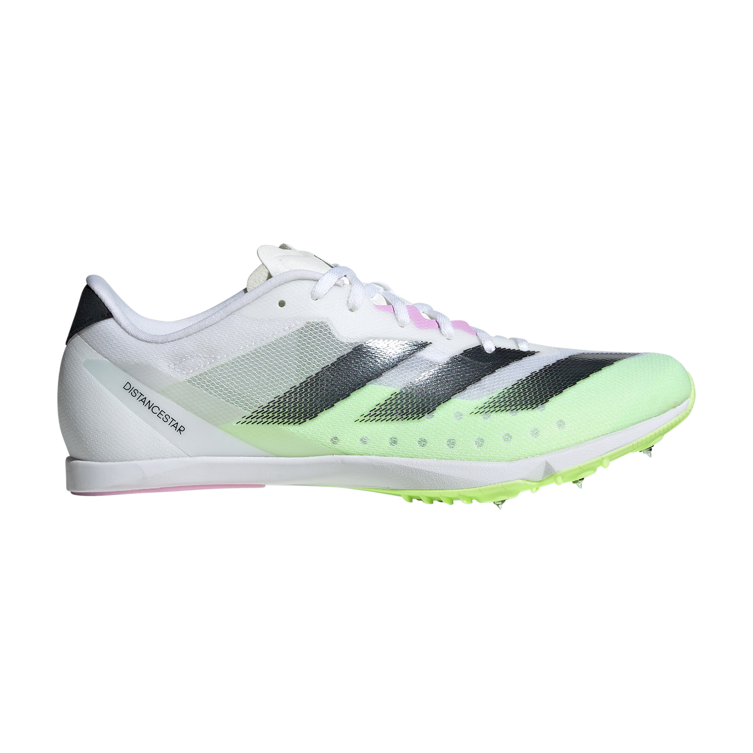 adidas adizero Distancestar Cloud White/Core Black/Green Spark