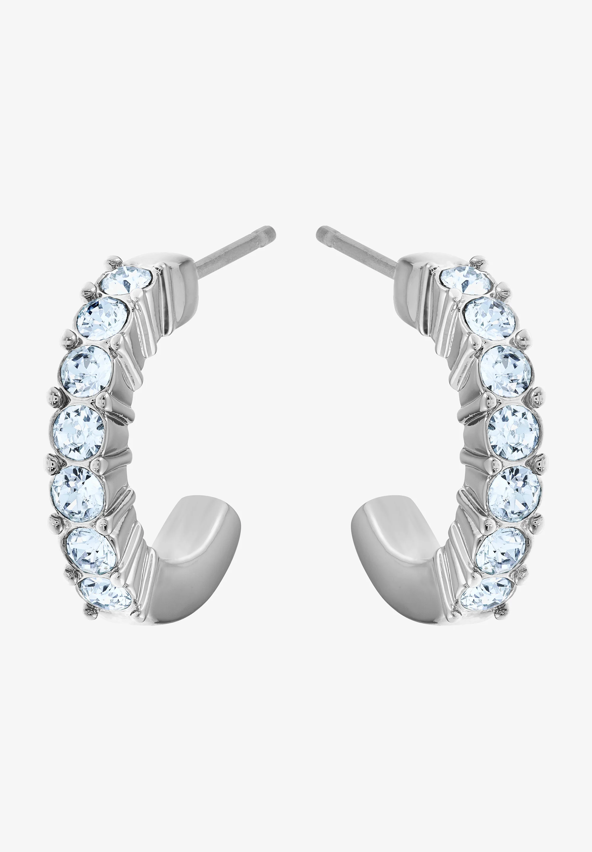 Swarovski HOOP RHODIUM PLATED - Orecchini