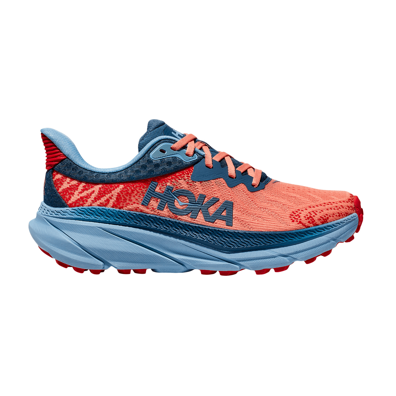 Hoka Challenger 7 Papaya Real/Teal